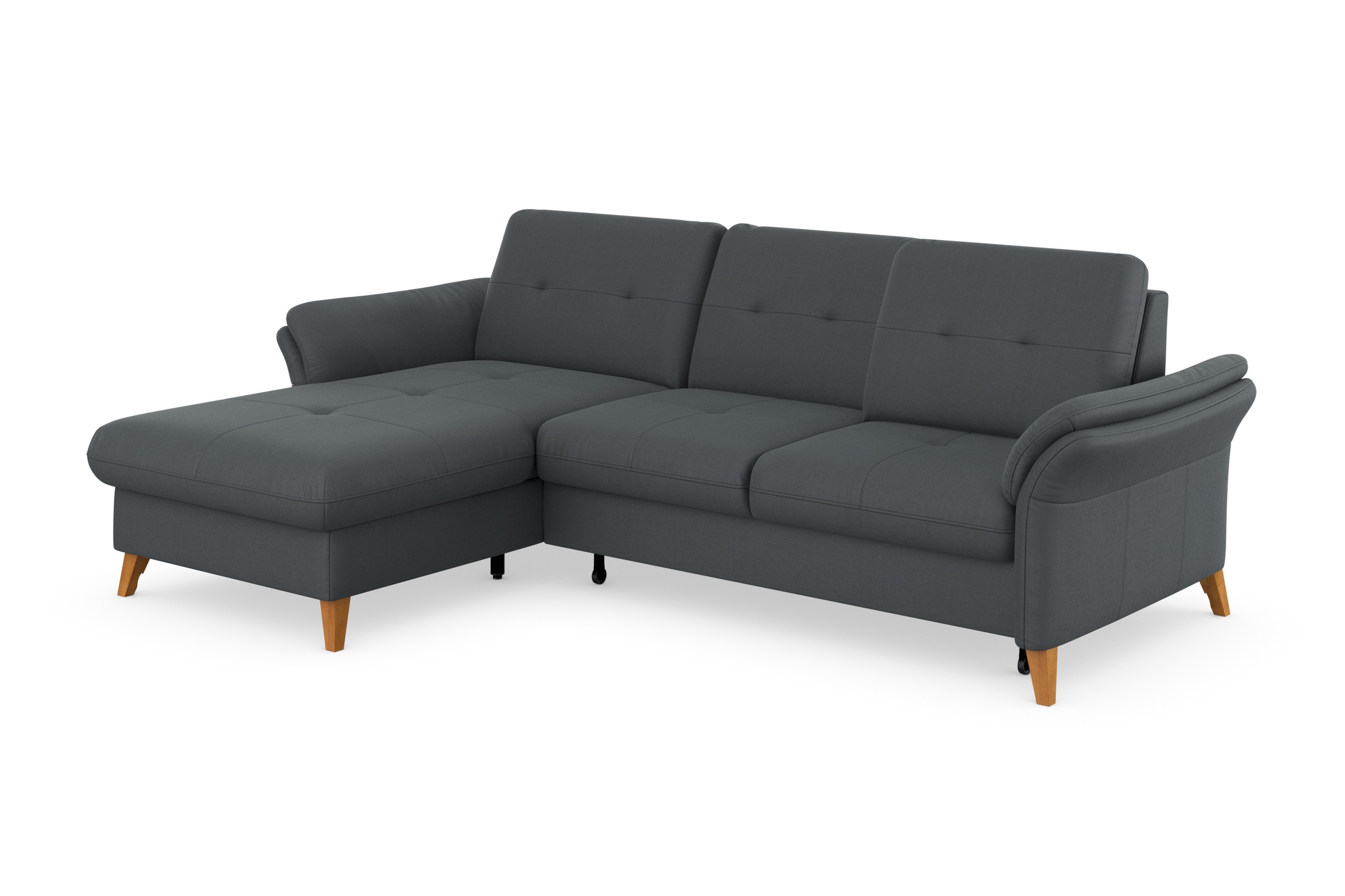 sit&more Ecksofa »Göteborg«, Sitztiefenverstellung und Federkern, wahlweise mit Bettfunktion