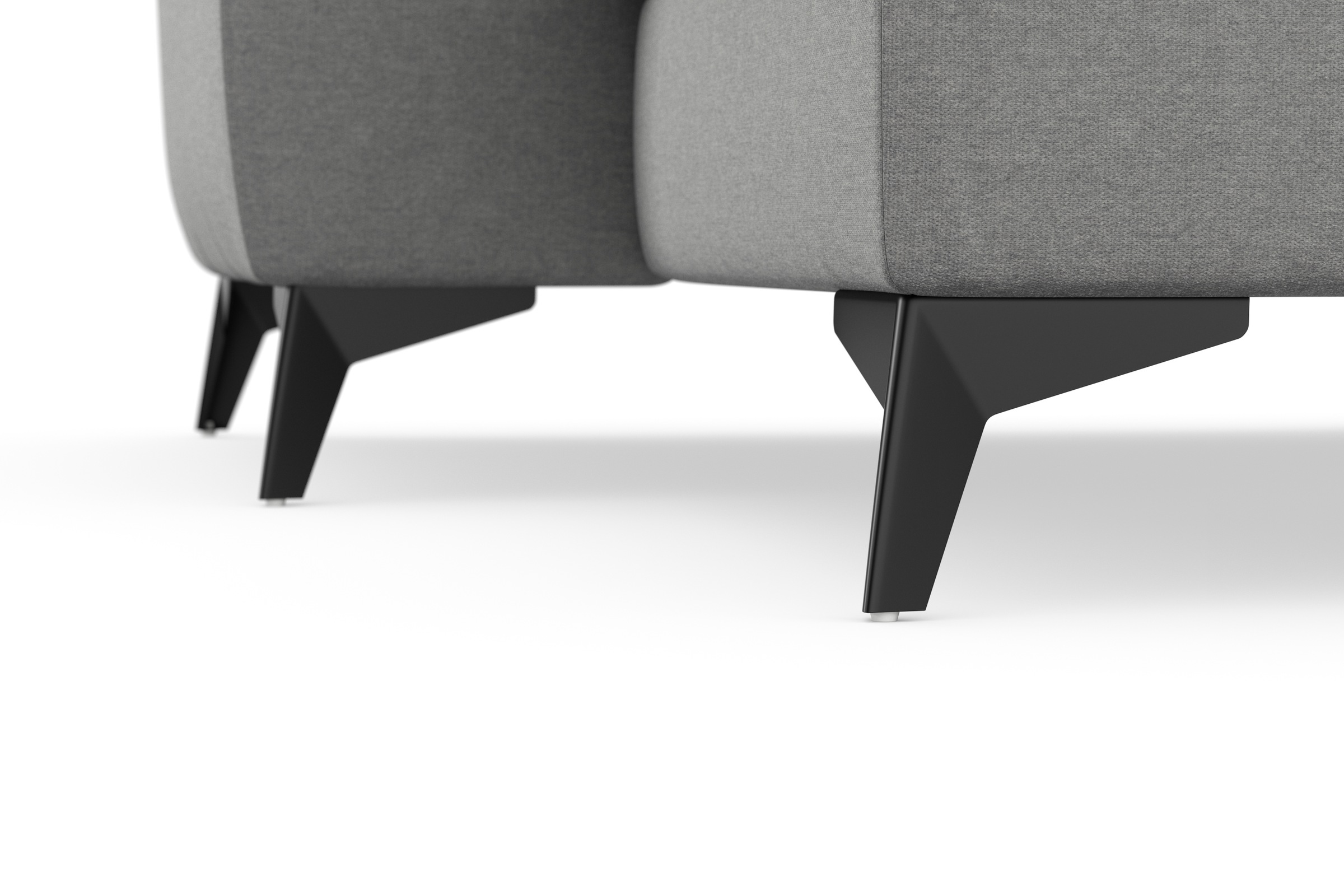 sit&more Wohnlandschaft »Sinatra U-Form«, optional mit Kopfteilverstellung und Armteilfunktion, Metallfüße