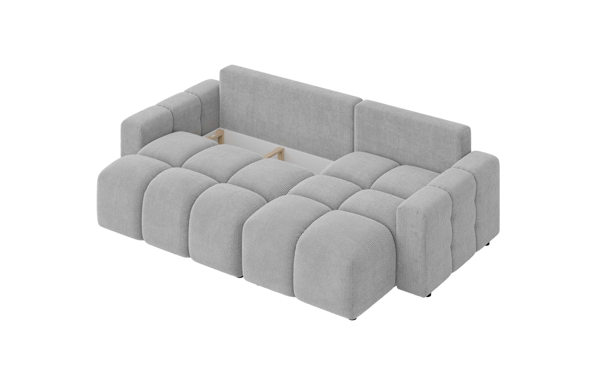 INOSIGN Ecksofa »FELICI, Schlafsofa 233cm, L-Form mit Recamiere beidseitig montierbar«, Designsofa mit Bettfunktion und Bettkasten, Maße B/T/H: 233/142/88 cm