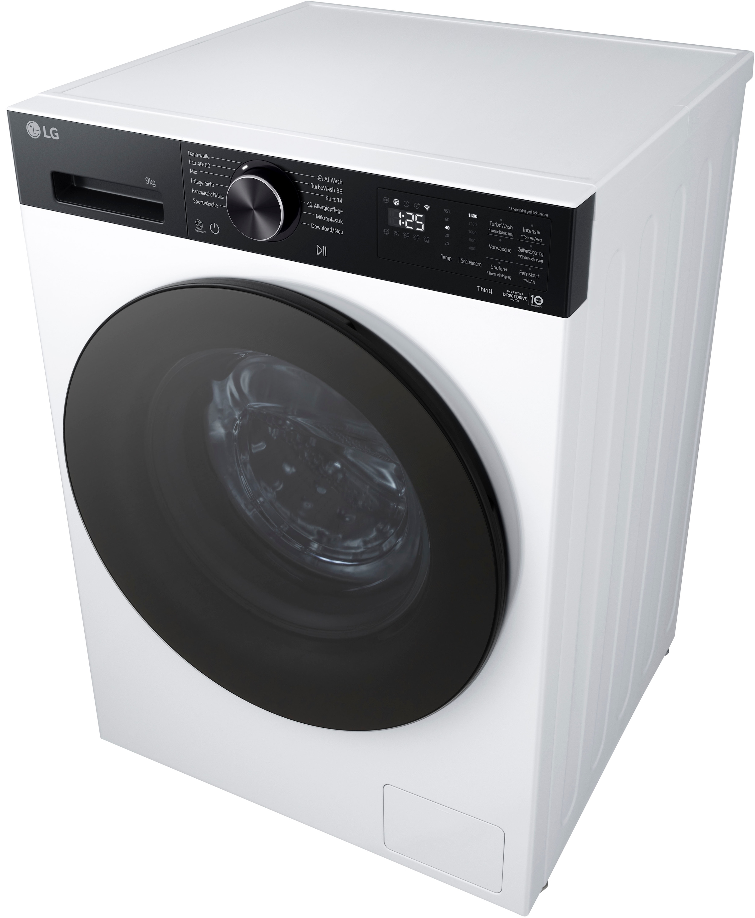 LG Waschmaschine Serie X7 »F4WX709YP« 9 kg 1400 U/min AI Wash, ThinQ App inkl. Programm-Download, 14-Minuten-Kurzprogramm