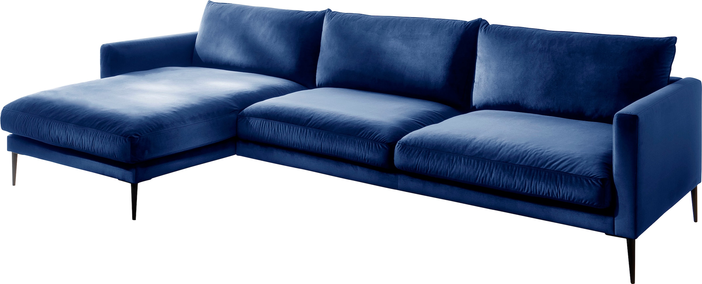 Trends by HG Polsterecke »Svea L-Form«, Recamiere rechts oder links, mit Metallfuß, frei im Raum stellbar