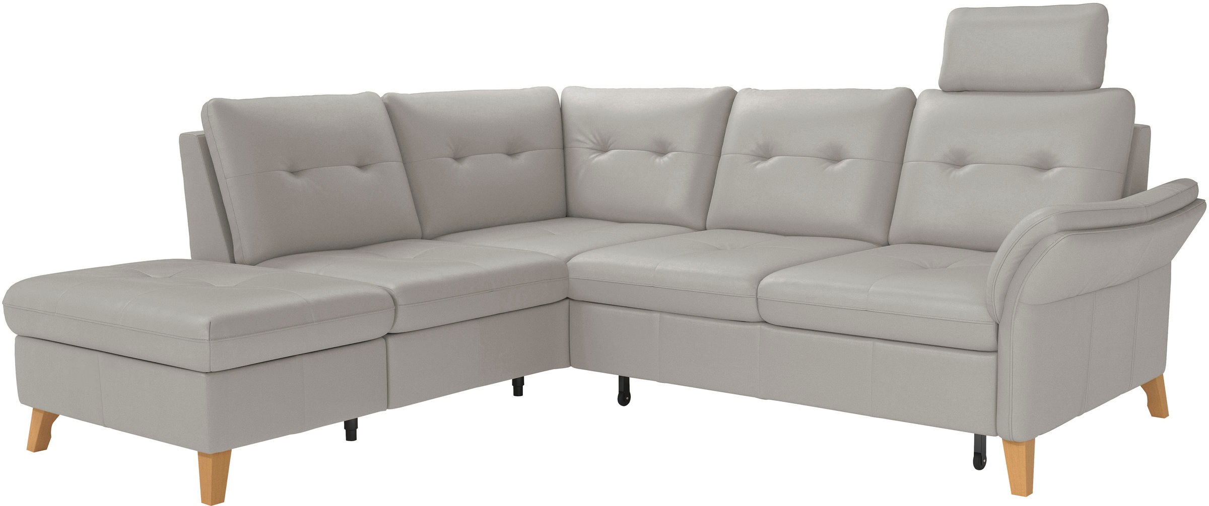 sit&more Ecksofa »Göteborg«, inkl. Sitztiefenverstellung, wahlweise mit Bettfunktion & Bettkasten