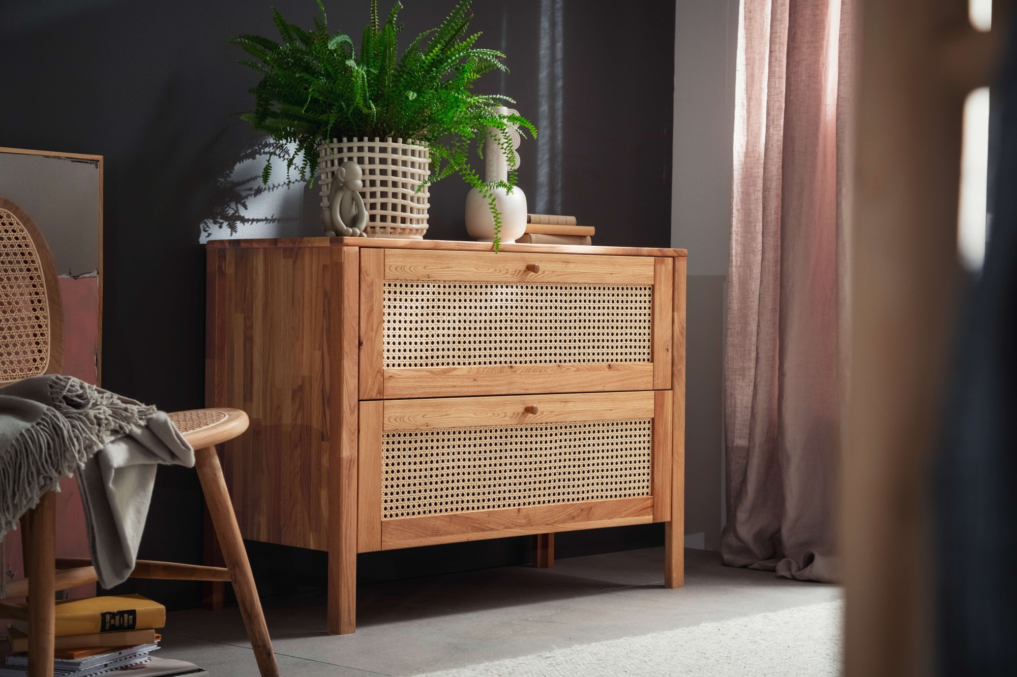 Home affaire Schubkastenkommode »Hällevik, Kommode, Aufbewahrung, mit 2 ger günstig online kaufen