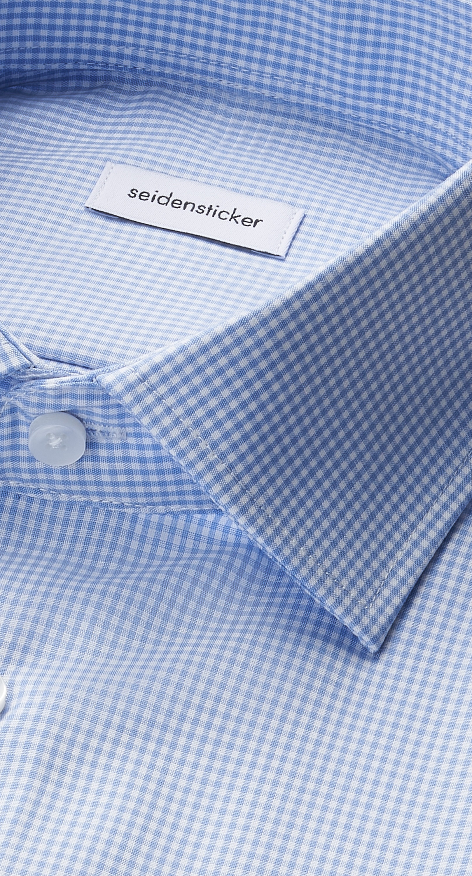 seidensticker Businesshemd »Schwarze Rose« Regular 1/1 Kentkragen Karo