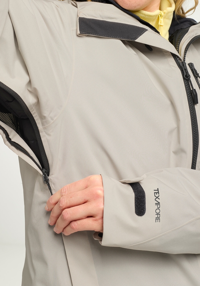 Jack Wolfskin Skijacke »FLOWLINE 3IN1 JKT W«, mit Kapuze