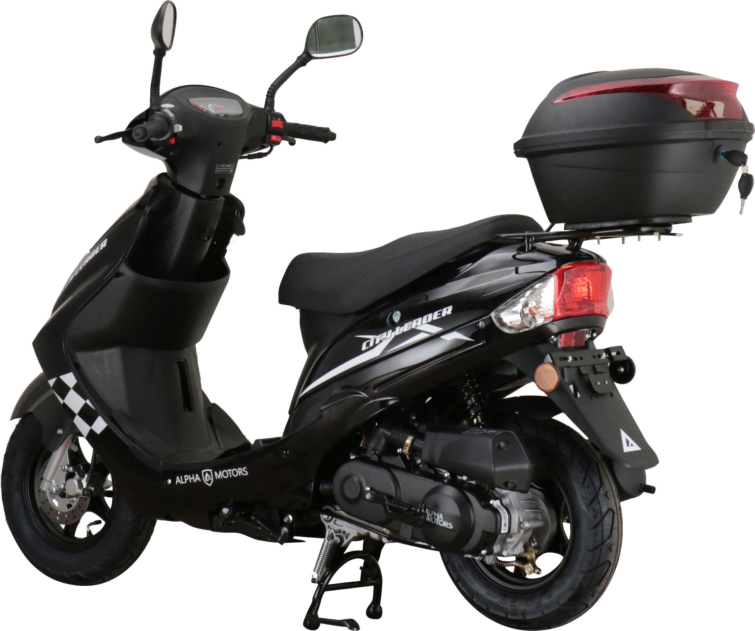 Alpha Motors Motorroller »CityLeader«, 50 cm³, 25 km/h, Euro 5, 2,72 PS, inkl. Topcase