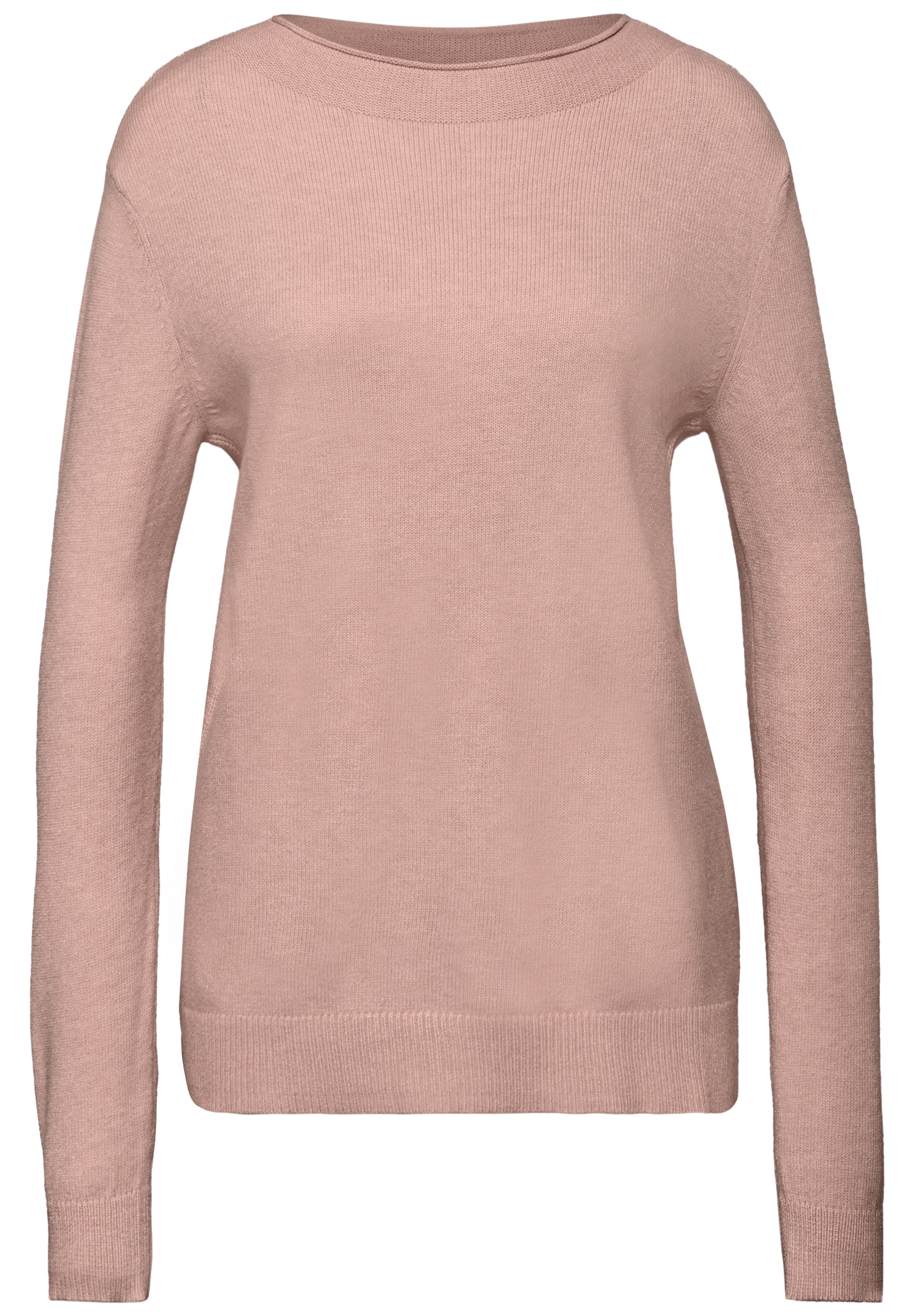 STREET ONE Strickpullover, mit feiner Rollkante