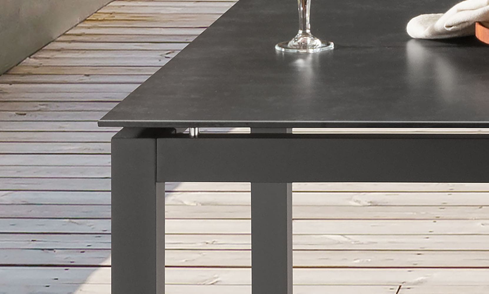 Destiny Garten-Essgruppe »TORNO CREMONA« Set, 5 tlg. Essgruppe 4 Se + Tisch 160x90cm, grau