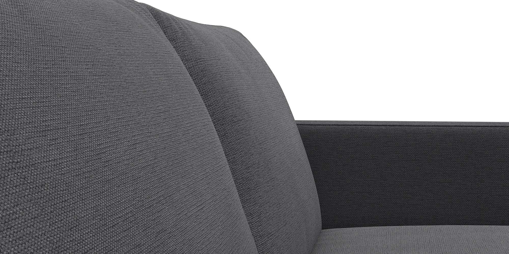 FLEXLUX Ecksofa »Fiore, super Sitzkomfort durch Kaltschaum im Sitz, L-Form«, schmale Armlehnen, Füße Alu+schwarz