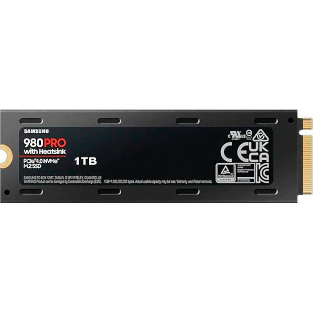 Samsung interne SSD »980 Pro Heatsink SSD 1TB + PS5 DualSense«, Anschluss M.2 PCIe 4.0-USB-C