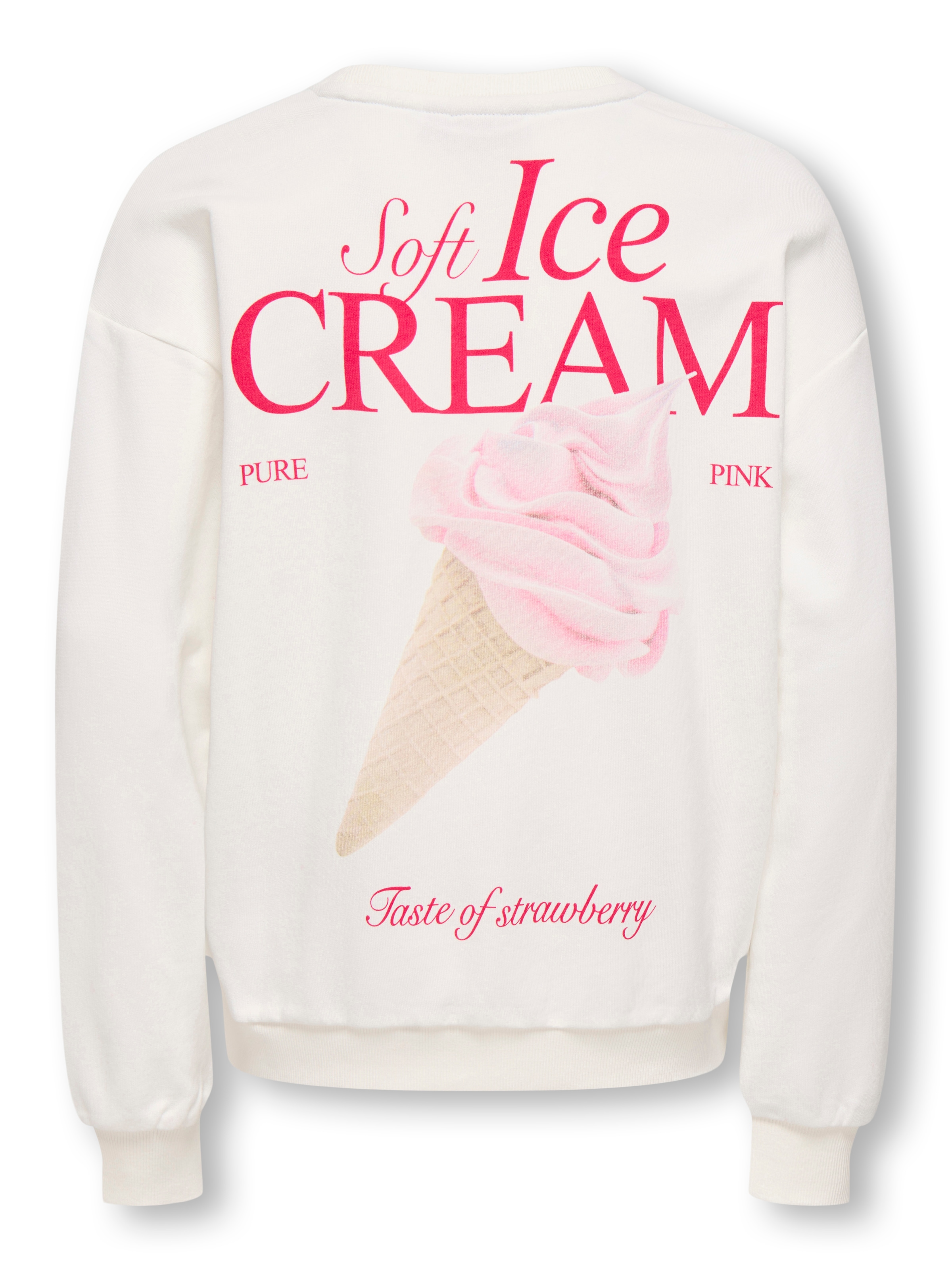 KIDS ONLY Sweatshirt »KOGPHILEA LIFE L/S LOOSE UB VD SWT«, Baumwollmischung, regular fit
