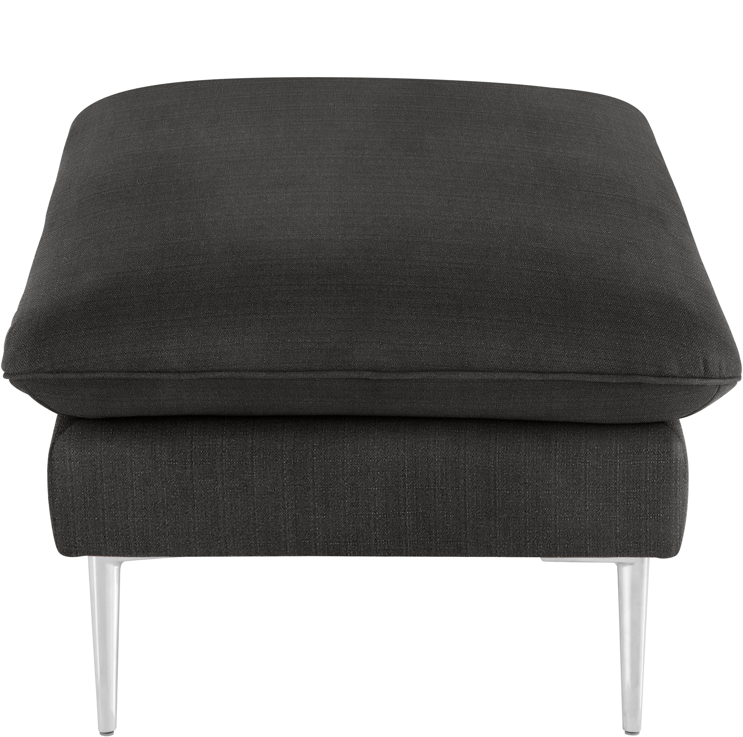 W.SCHILLIG Hocker »enjoy&MORE«, Füße Chrom glänzend, Breite 106 cm