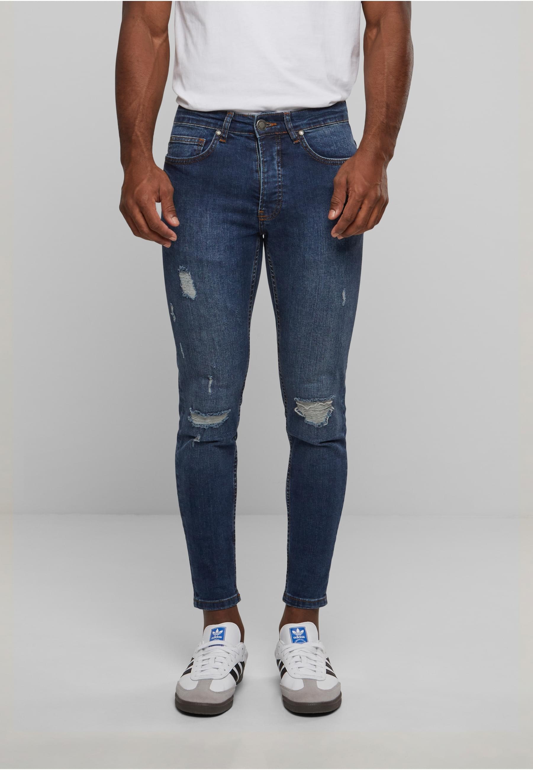 2Y Studios Bequeme Jeans »2Y Studios Herren 2Y Destroyed Slim Fit Denim« 1 Stk.