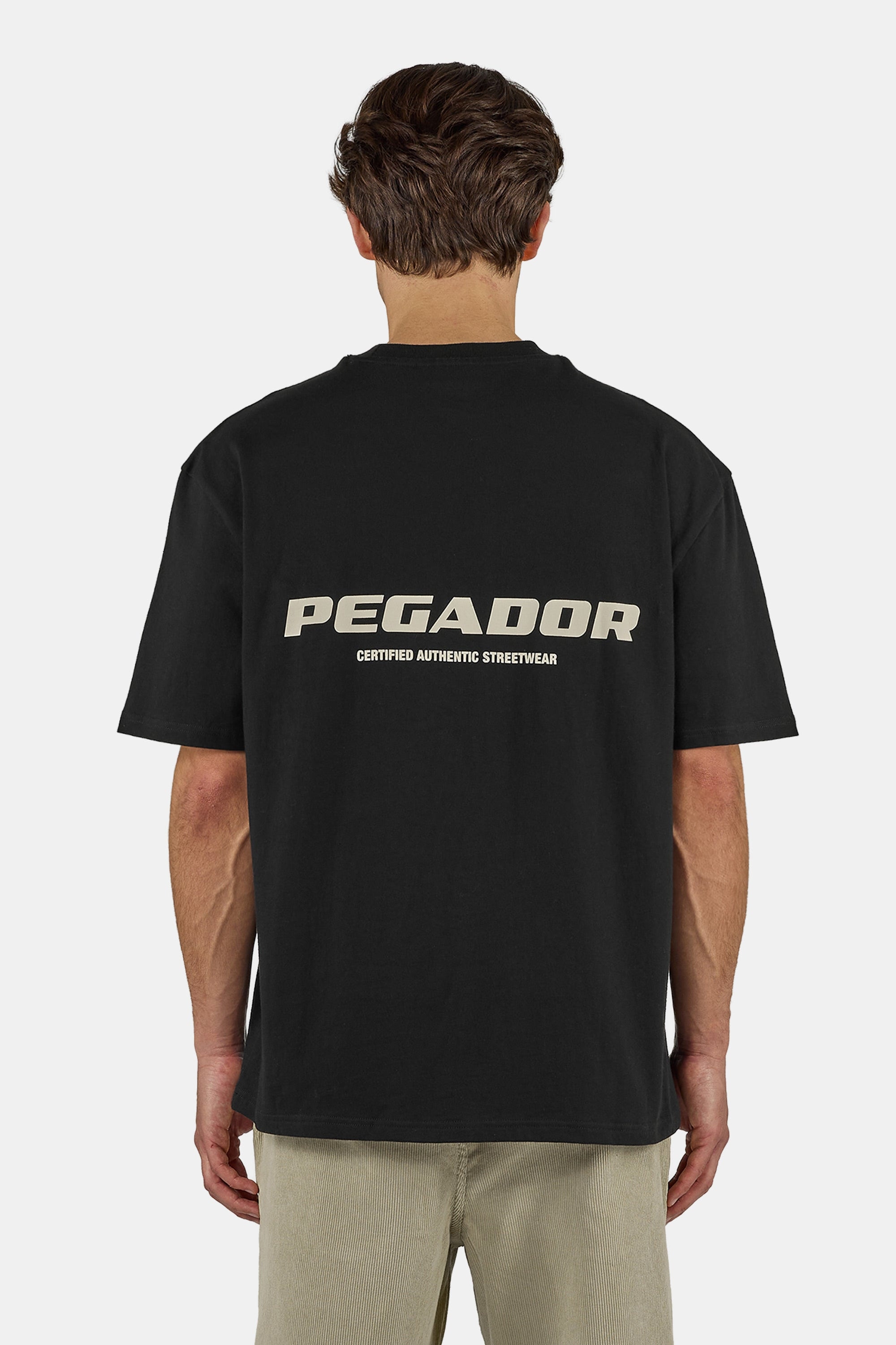 PEGADOR Rundhalsshirt »COLNE LOGO OVERSIZED TEE« Baumwolle, oversize
