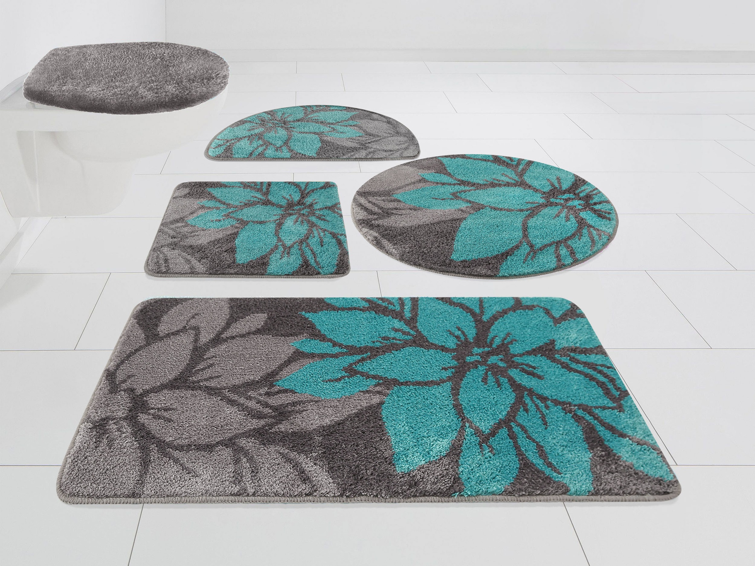 my home Badematte »Susan« Höhe 15 mm fußbodenheizungsgeeignet   strapazierf günstig online kaufen