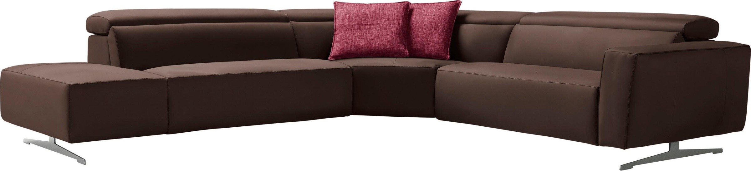 Egoitaliano Ecksofa »Stefanie-e, Designsofa der Extraklasse, bequem mit hoh günstig online kaufen