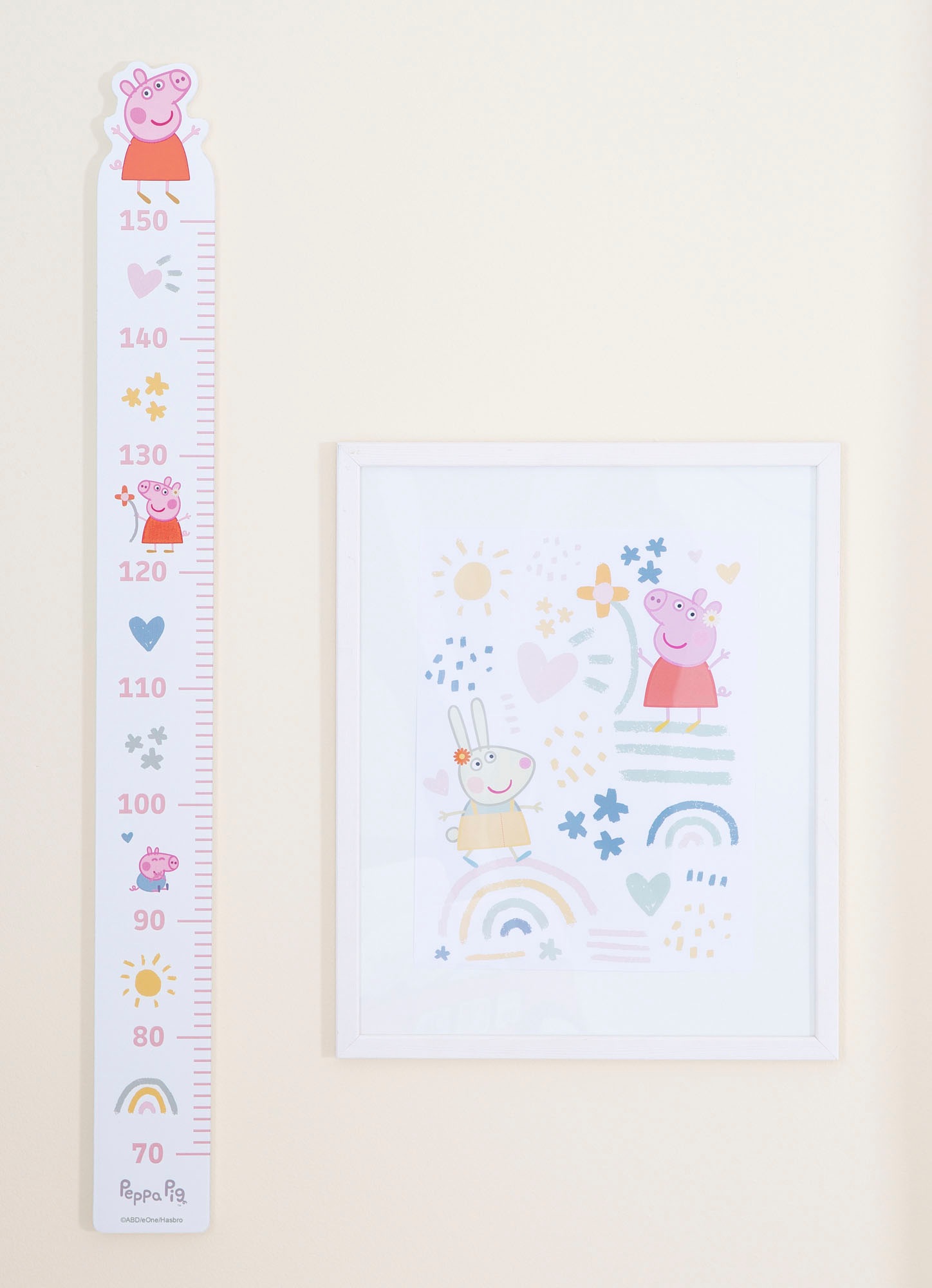 roba® Messlatte »Peppa Pig«, mit Peppa Pig Motiv, Skala bis 150 cm günstig online kaufen