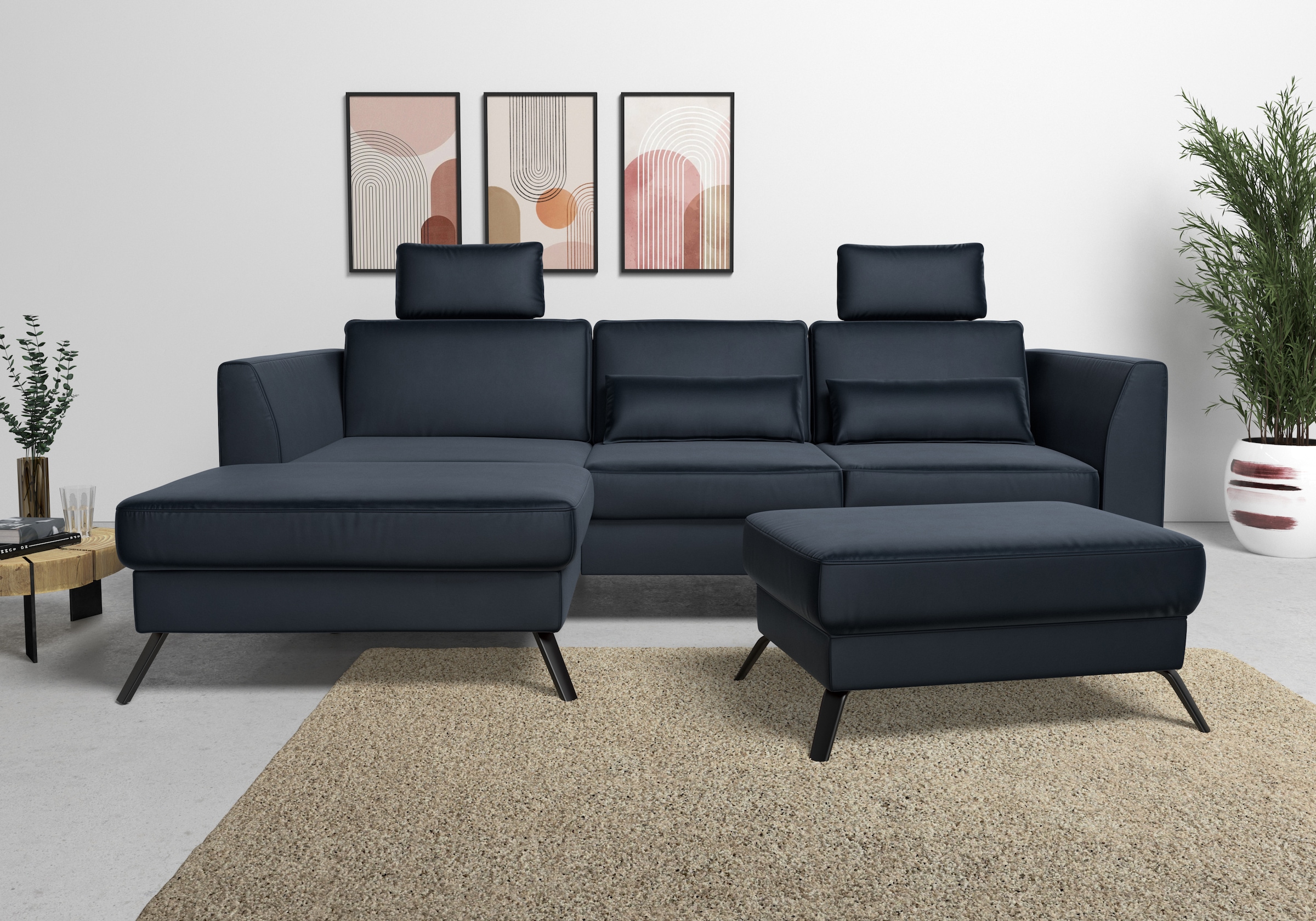 sit&more Ecksofa »Olsen L-Form« inklusive Sitztiefenverstellung, wahlweise günstig online kaufen