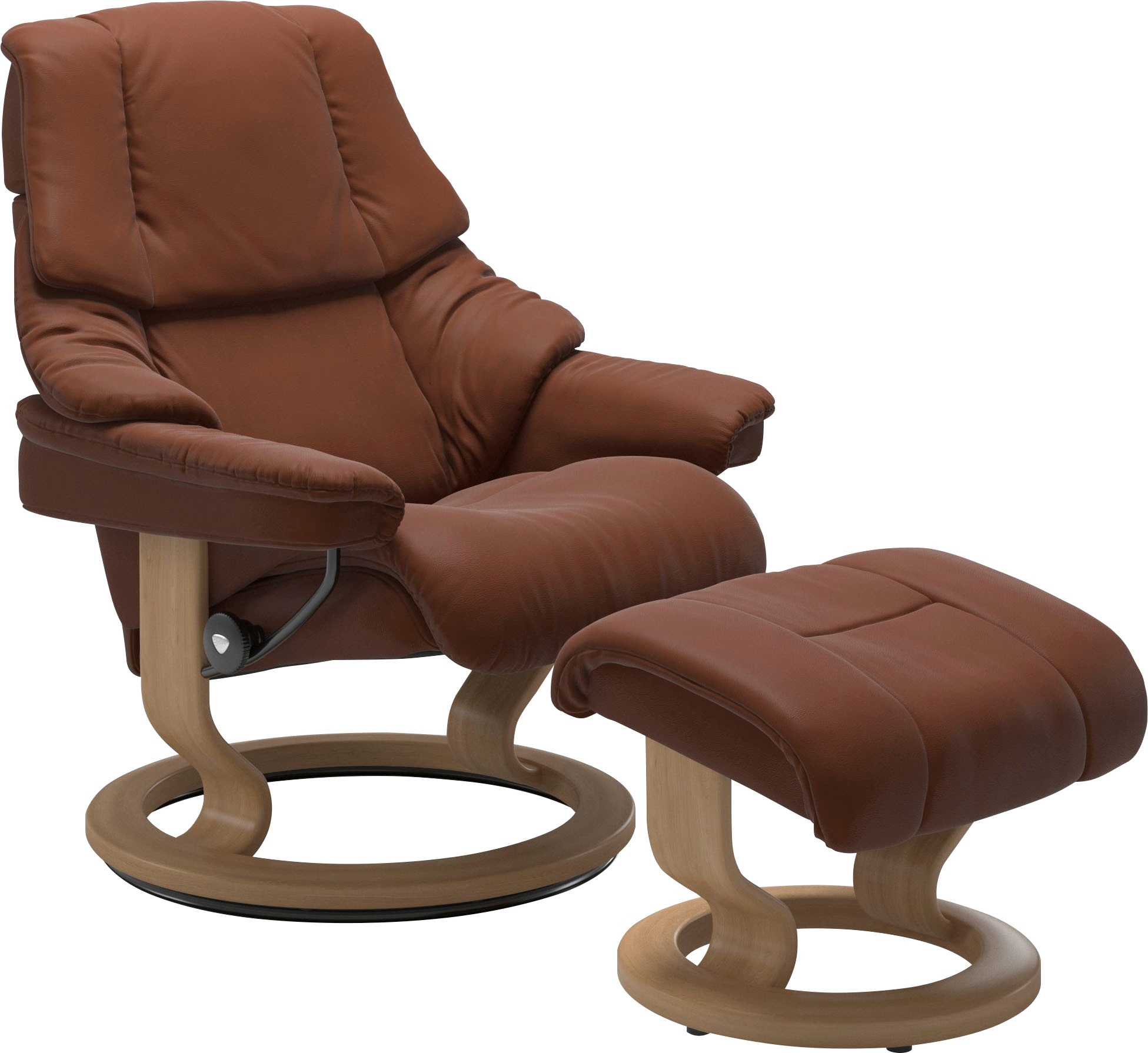 Stressless® Relaxsessel »Reno«, (Set, Relaxsessel mit Hocker), mit Hocker, günstig online kaufen