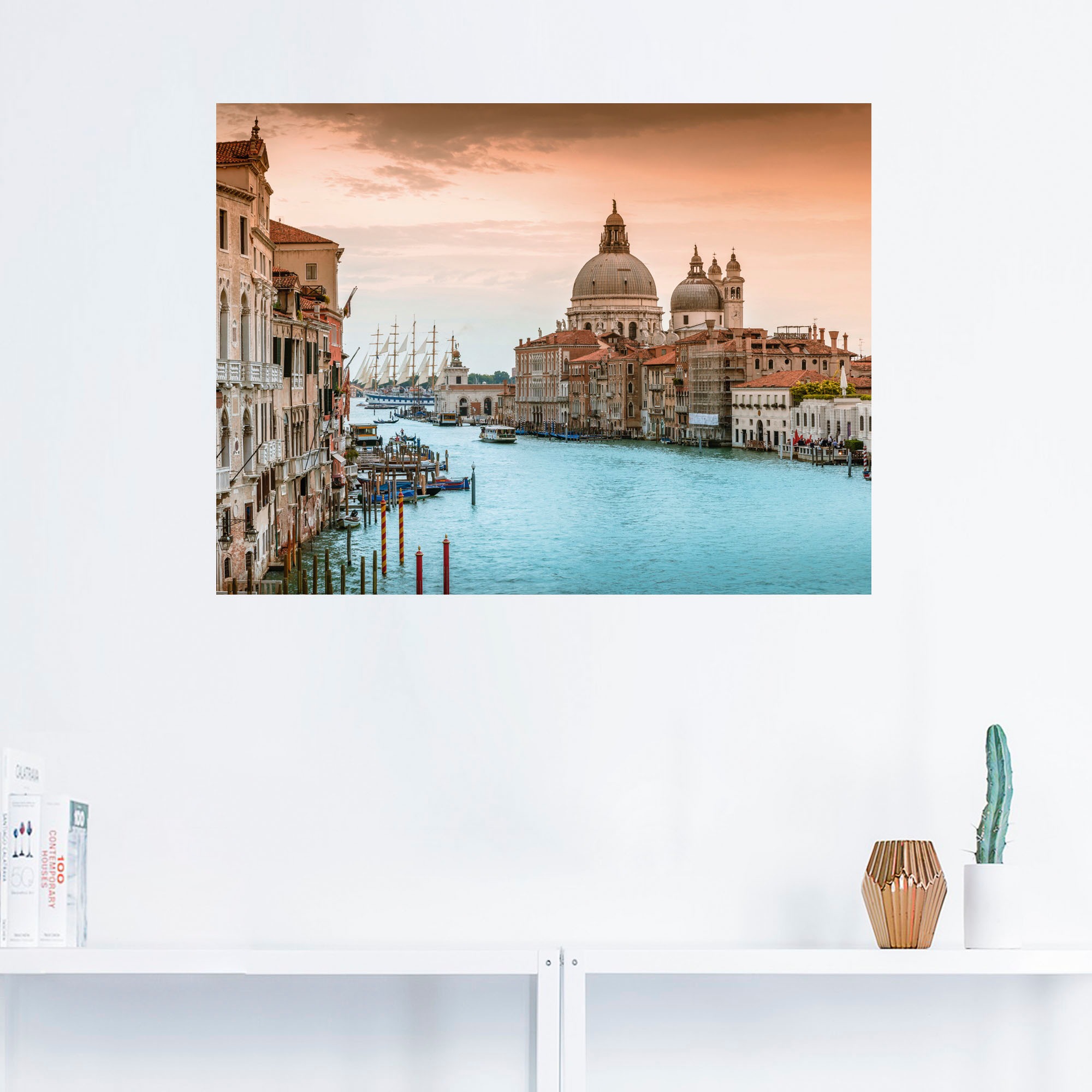 Artland Wandbild »Venedig Canal Grande I«, Italien, (1 St.), als Alubild, Outdoorbild, Leinwandbild, Poster, Wandaufkleber