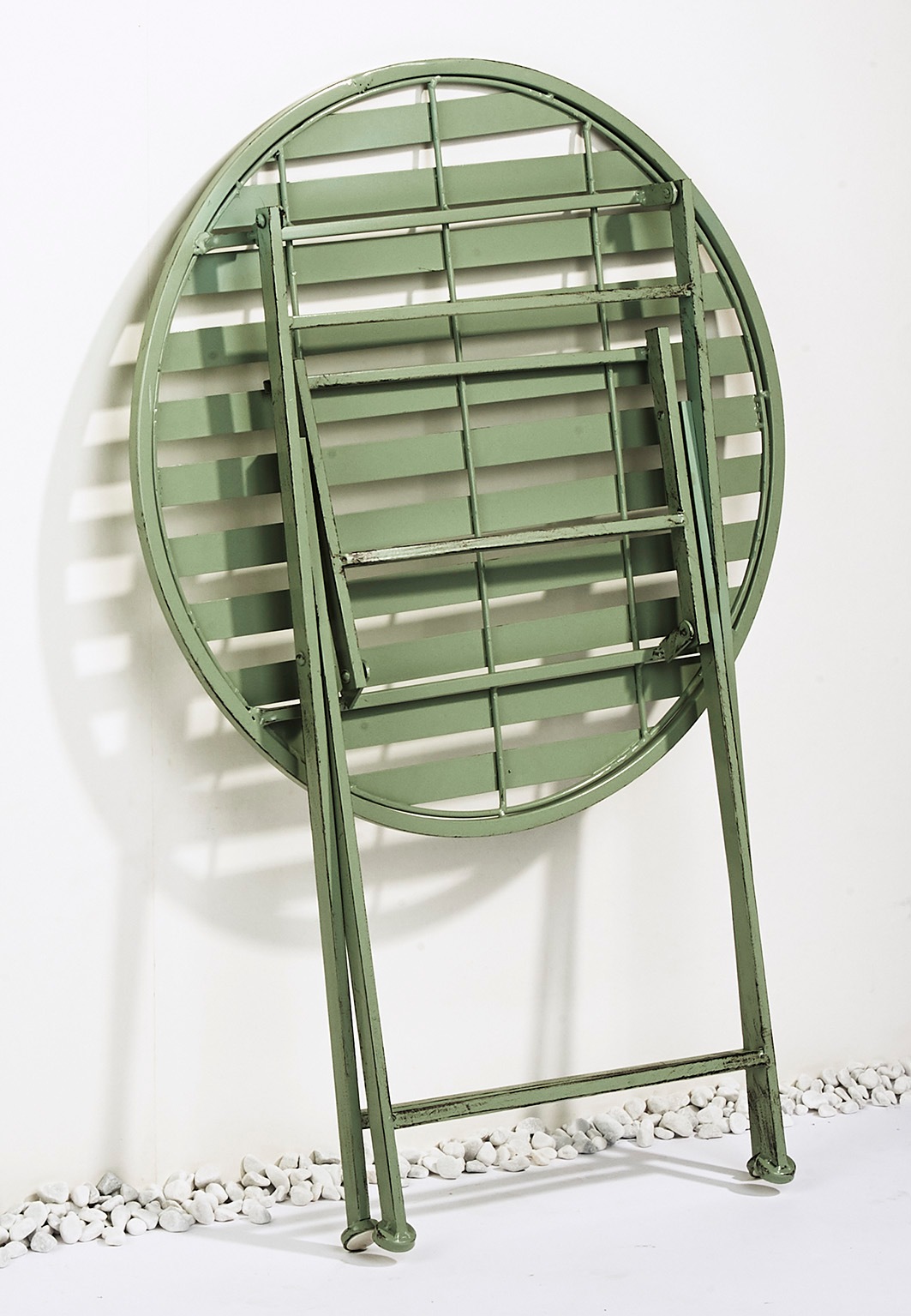 locker Beistelltisch »Tisch aus Metall antique green 60cm« 1 Stk. tlg. günstig online kaufen