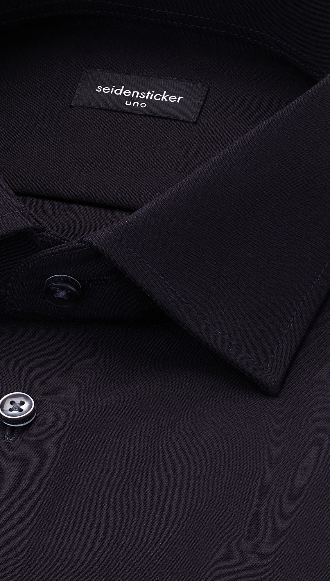 seidensticker Businesshemd »Schwarze Rose« Slim 1/1 Kentkragen Uni