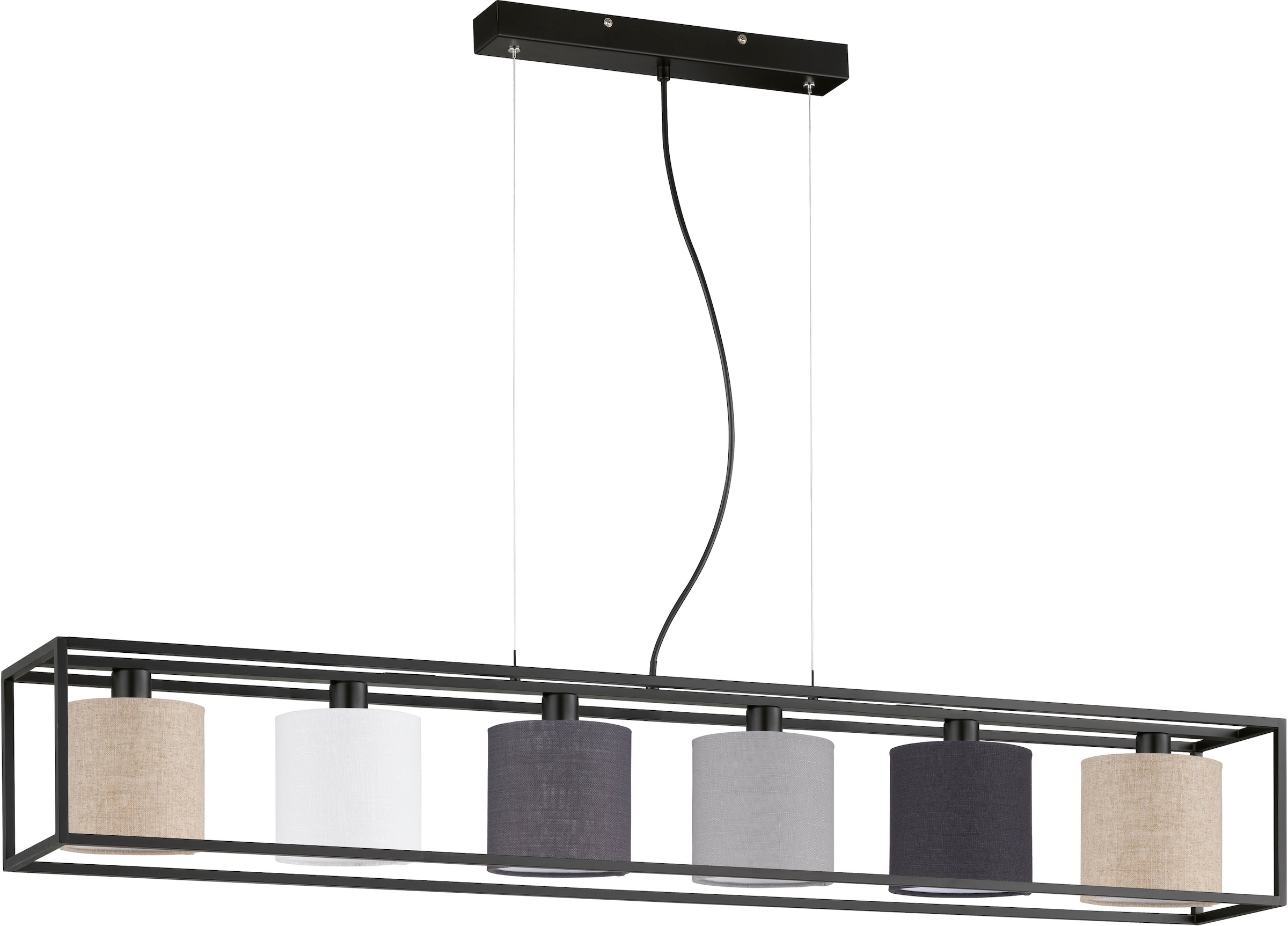 FISCHER & HONSEL Pendelleuchte »Isko« E14 1 Stk. höheneinstellbar günstig online kaufen