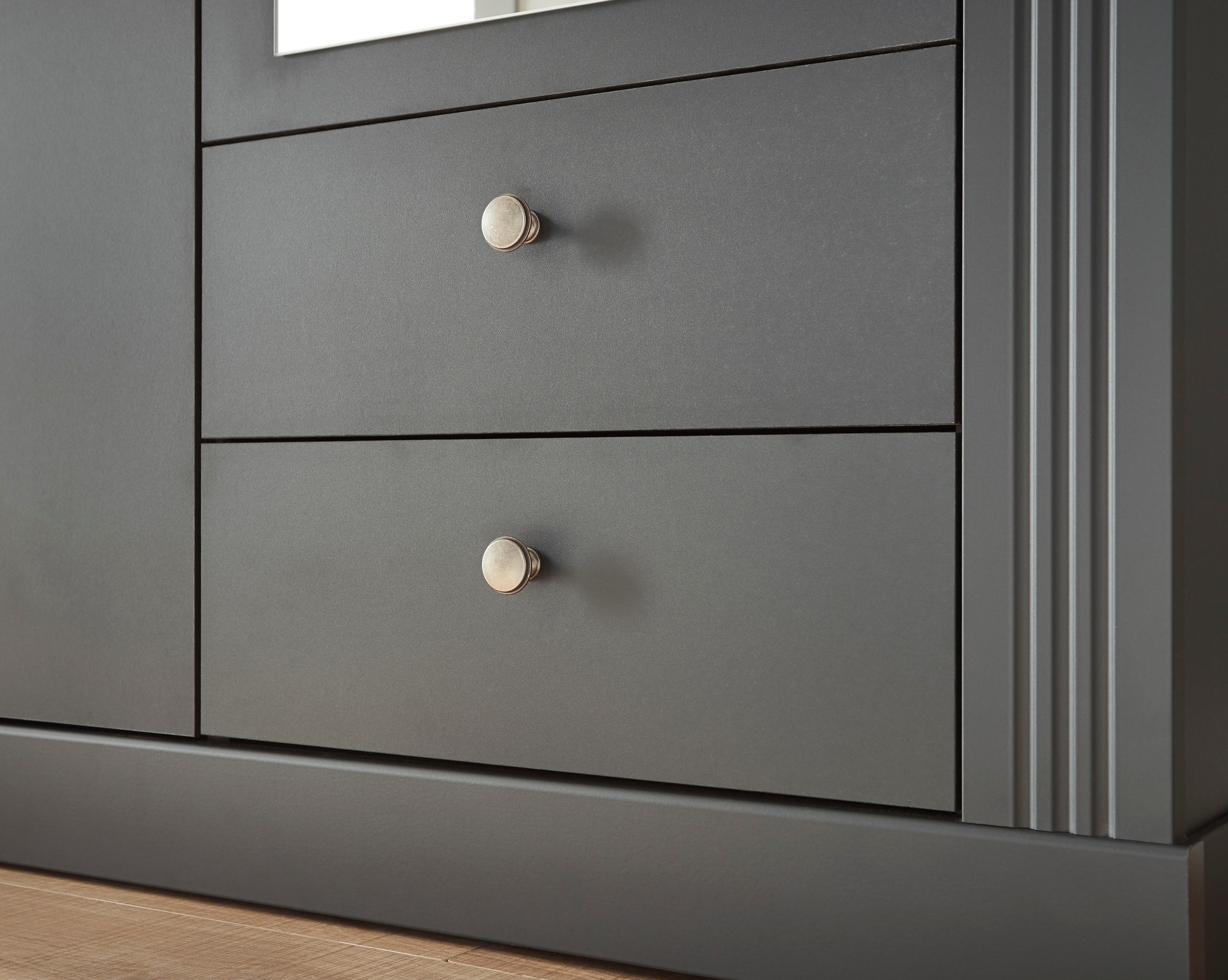Home affaire Garderoben-Set »WESTMINSTER BESTSELLER!«, (3 St., Schuhbank, Spiegel, Garderobenschrank), im romantischen Landhausstil