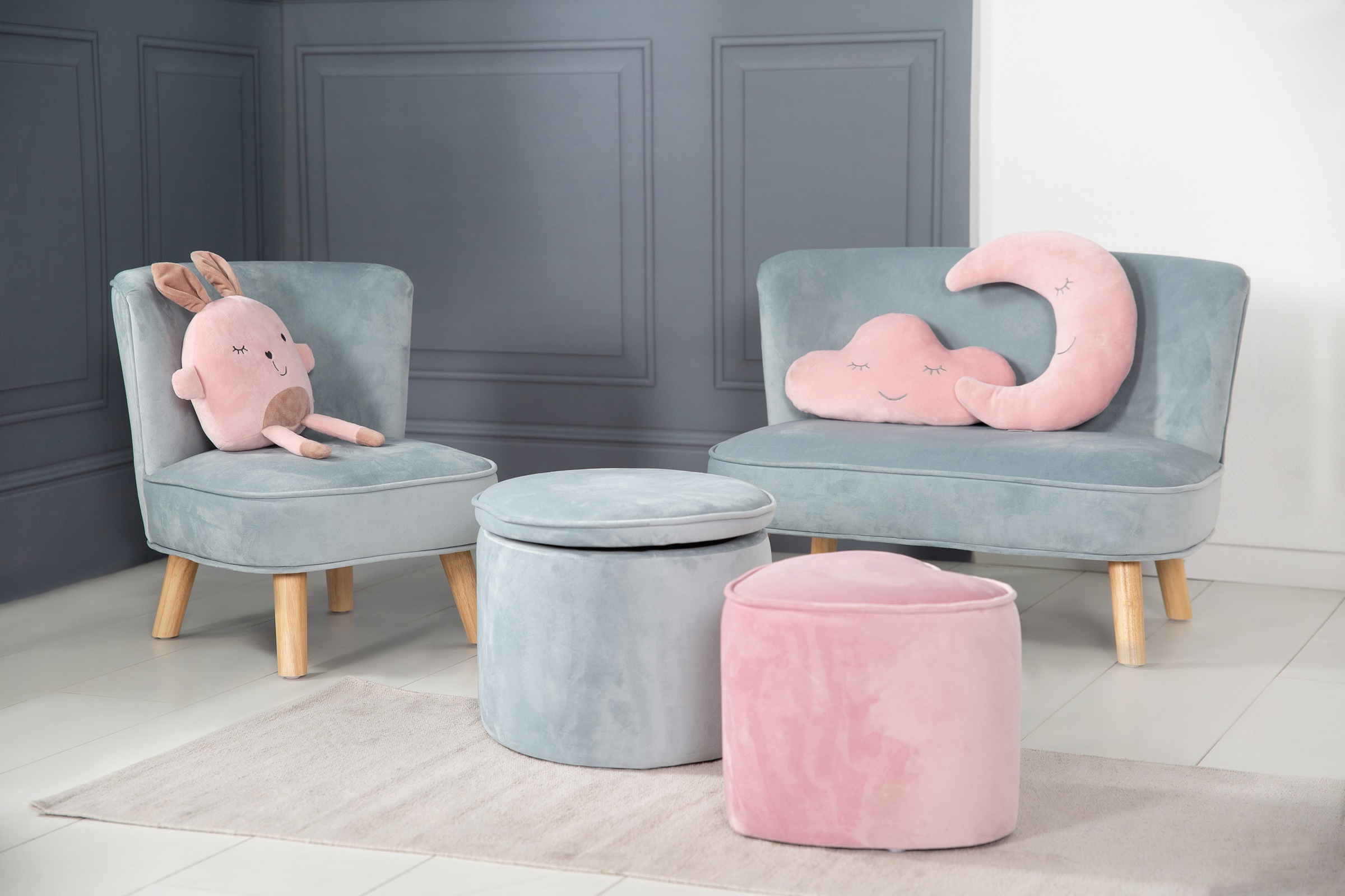 roba® Sessel »Lil Sofa«, mit Holzfüßen kaufen online