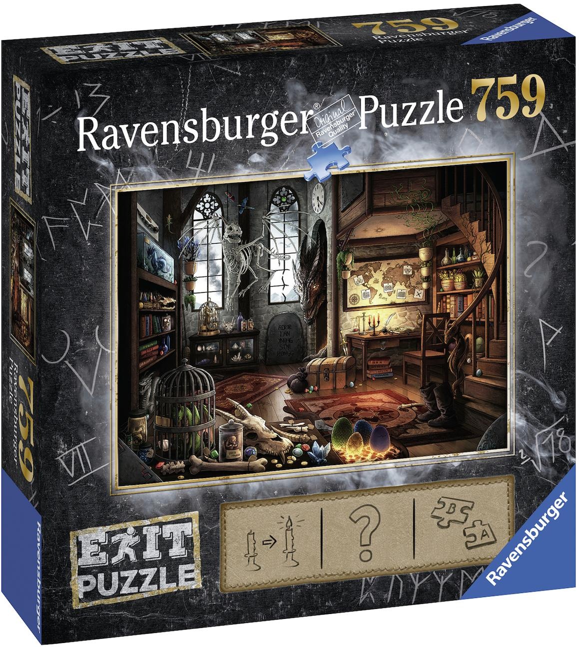 Ravensburger Puzzle »Puzzle EXIT, 5: Im Drachenlabor«, Made in Germany