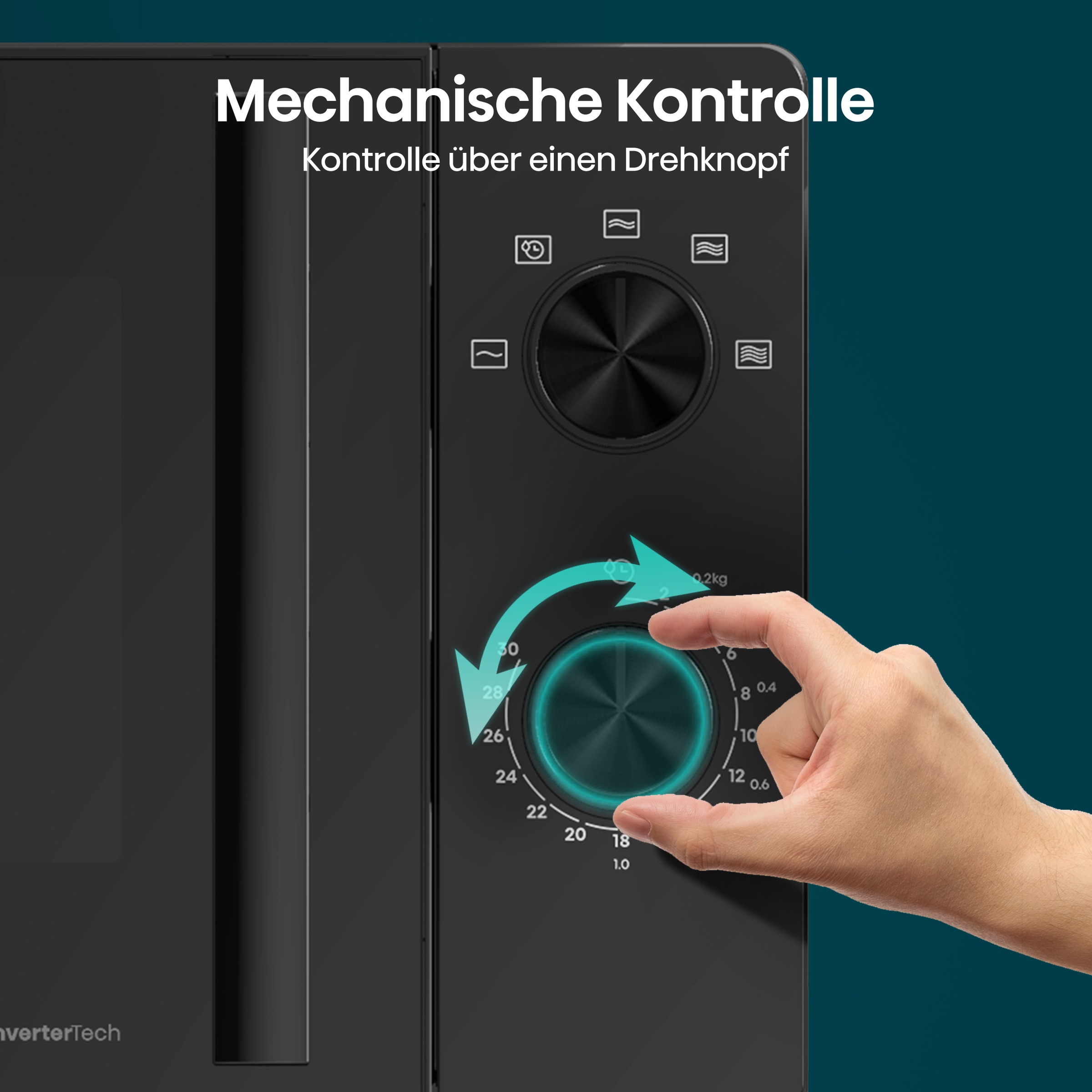 Hisense Mikrowelle »H20MOBP1HI«, Mikrowelle, 1020 W, Inverter Technologie
