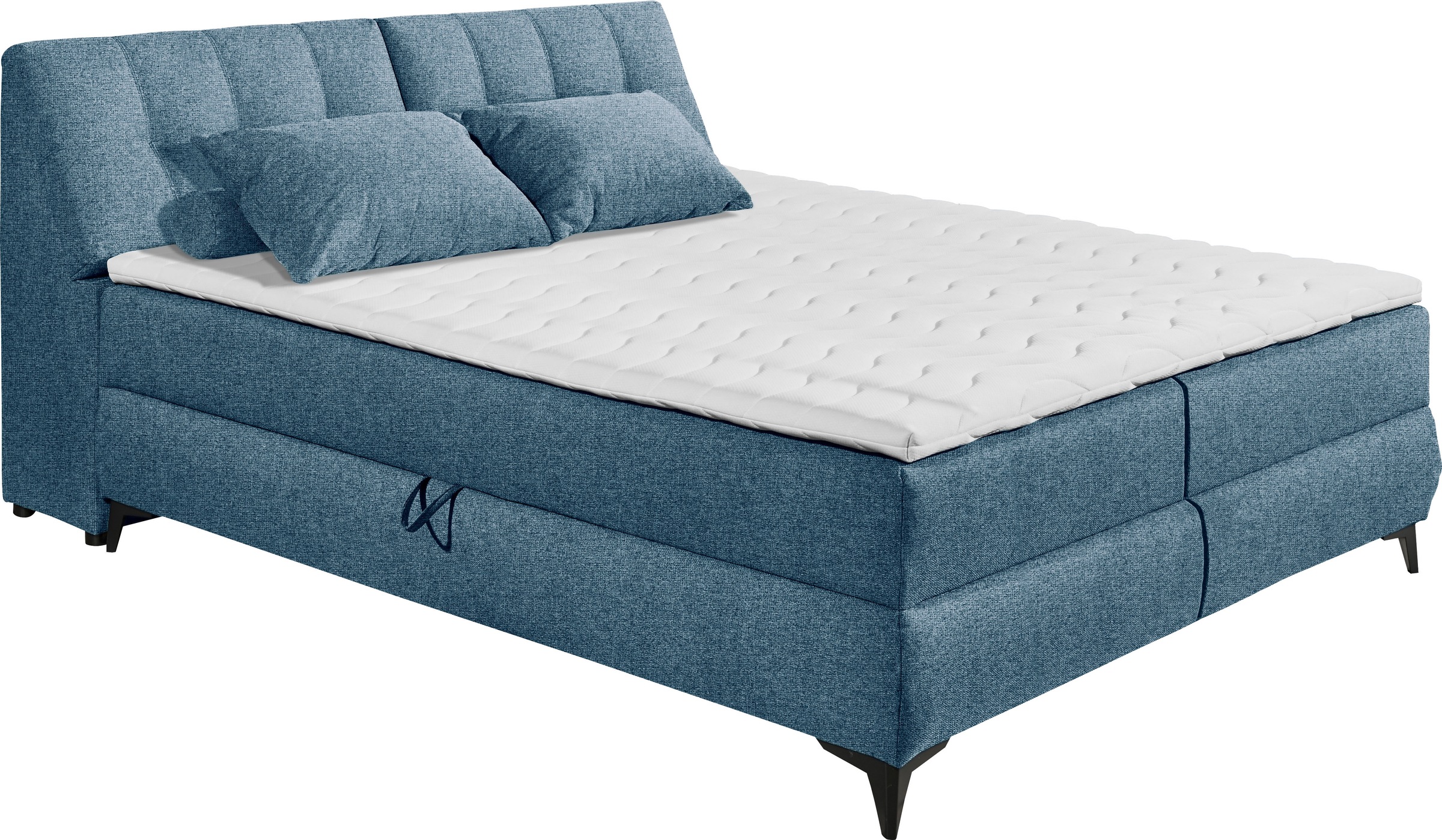 ED EXCITING DESIGN Boxbett »Atlantis« mit Bettkasten und Stauraum im Kopfteil