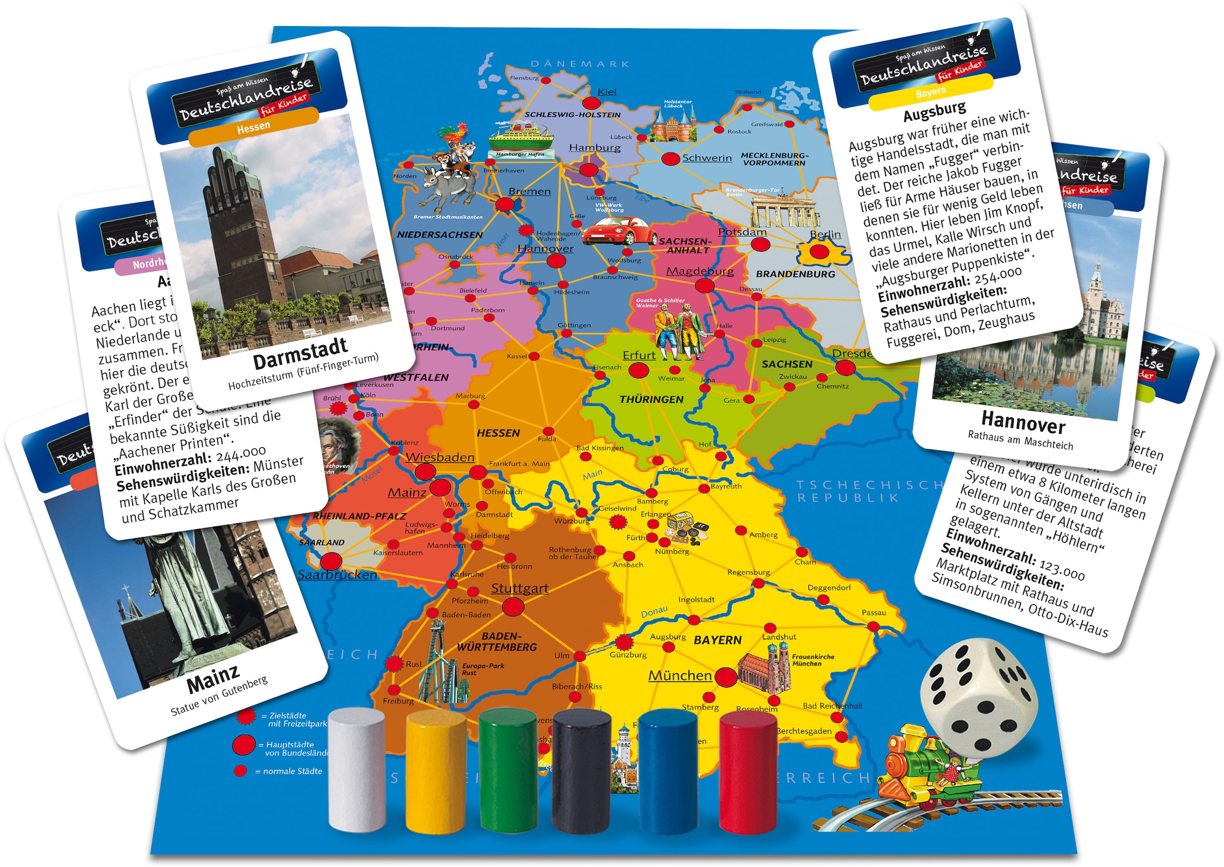 Noris Spiel »Spaß am Wissen - Deutschlandreise für Kinder«