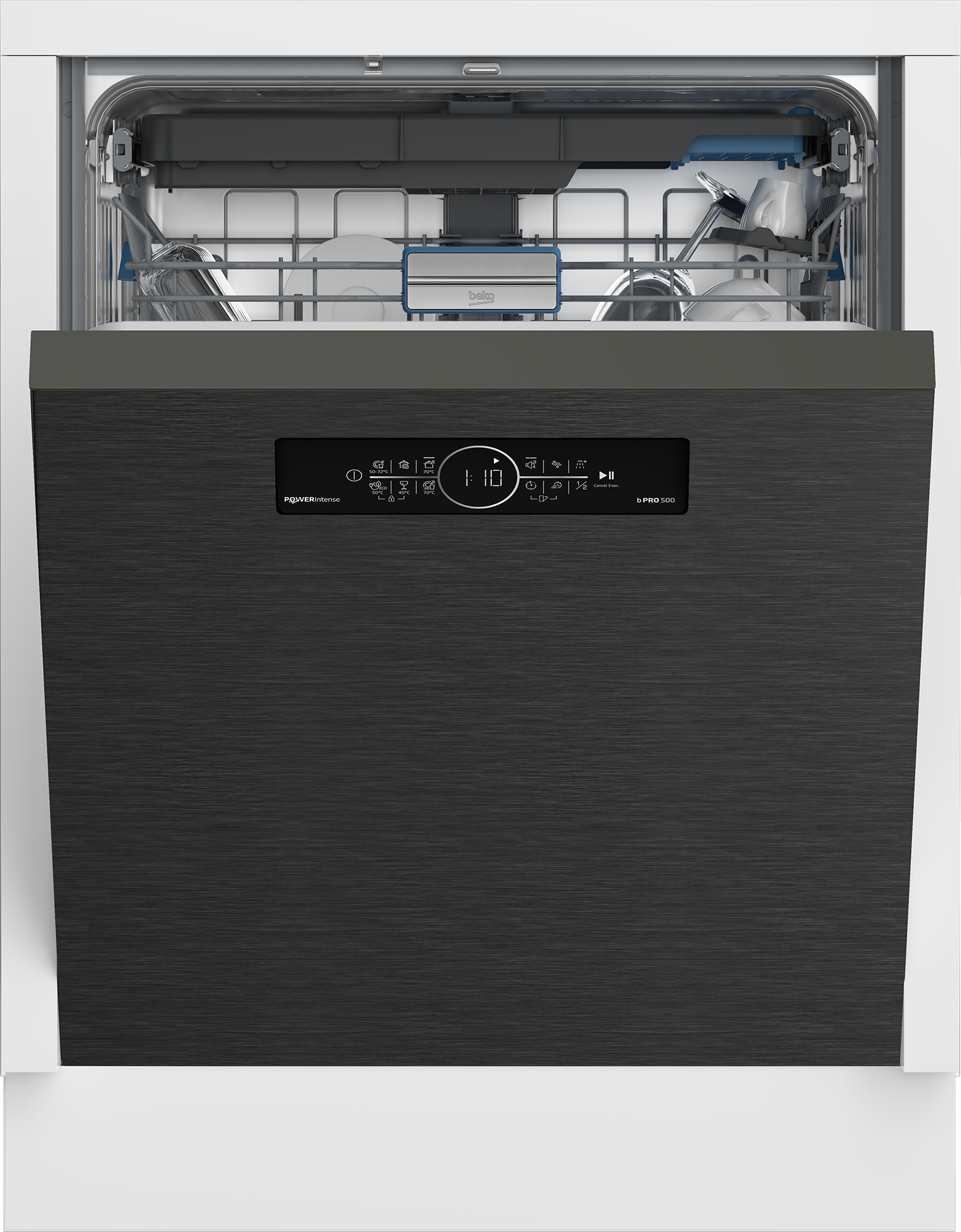 BEKO Unterbaugeschirrspüler »BDDN36541DDP« 8,9 l 15 tlg. Maßgedecke