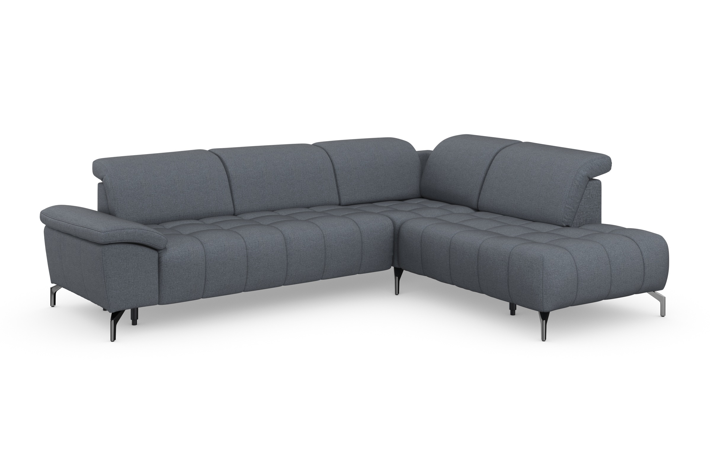 sit&more Ecksofa »Cool L-Form«, wahlweise mit Kopfteilverstellung und Vorziehsitz motorisch