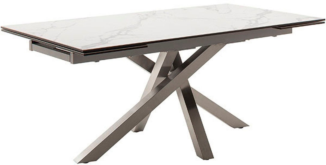 MCA furniture Esstisch »ALMIROS Auszugstisch 180-260 cm marmoriert«, (Einze günstig online kaufen
