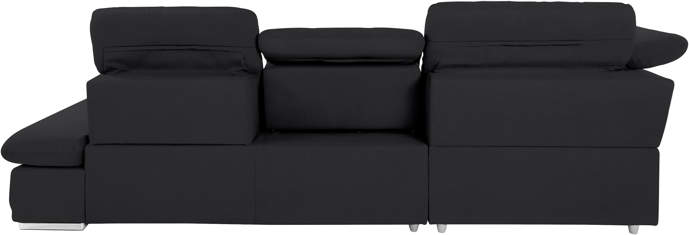 COTTA Ecksofa »Holiday L-Form mit Sitztiefen-, Armteil- und Kopfteilverstellung«, wahlweise mit Bettfunktion & Bettkasten