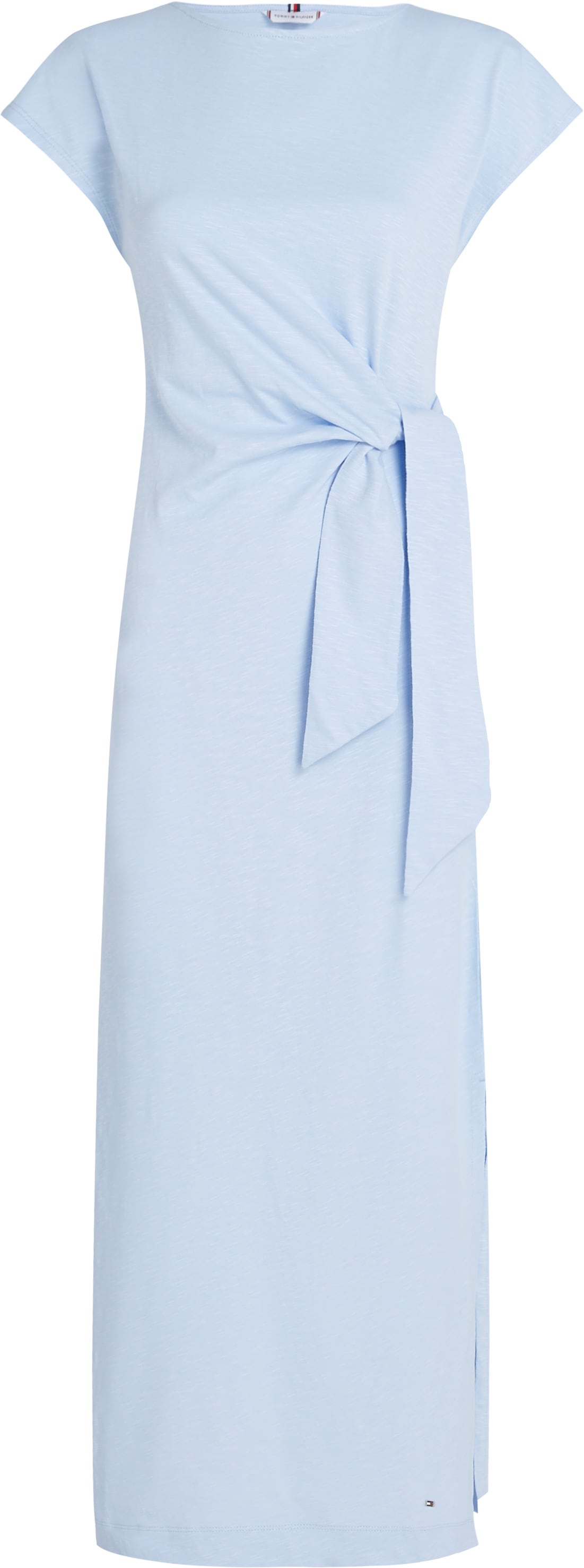 Tommy Hilfiger Midikleid »KNOT BOAT-NK MIDI DRESS SS«, mit Knotendetail