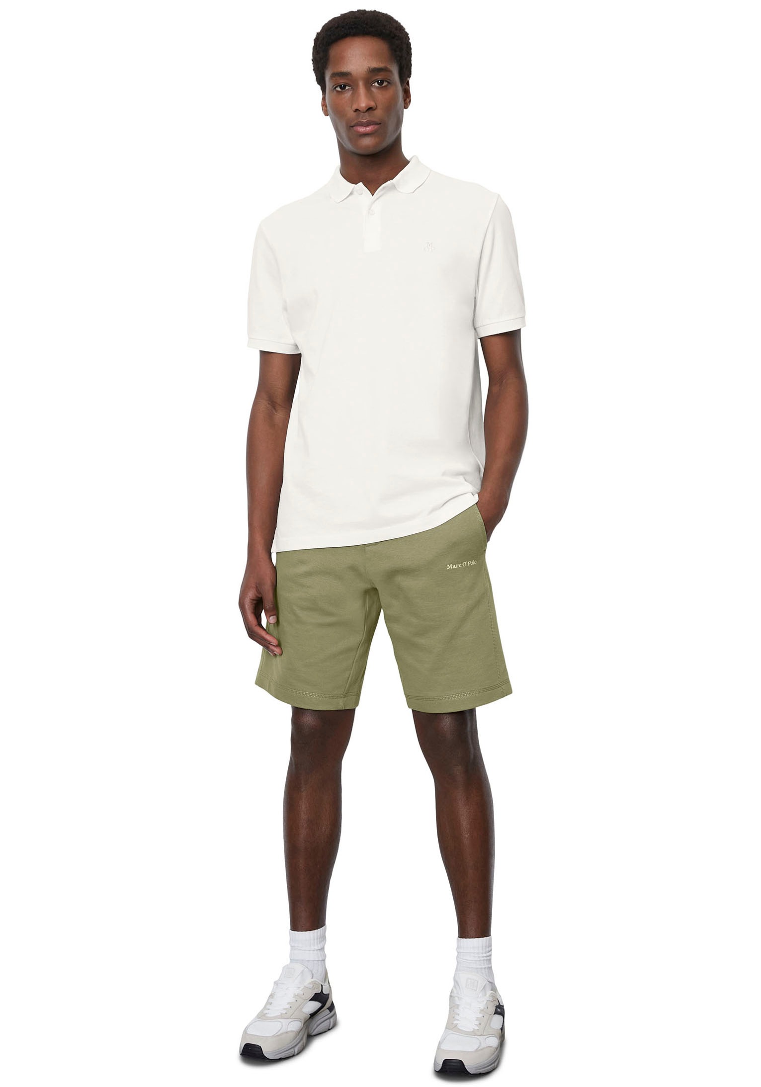5. Bild von Marc O'Polo Sweatshorts, mit tonig abgesetzten Nähten