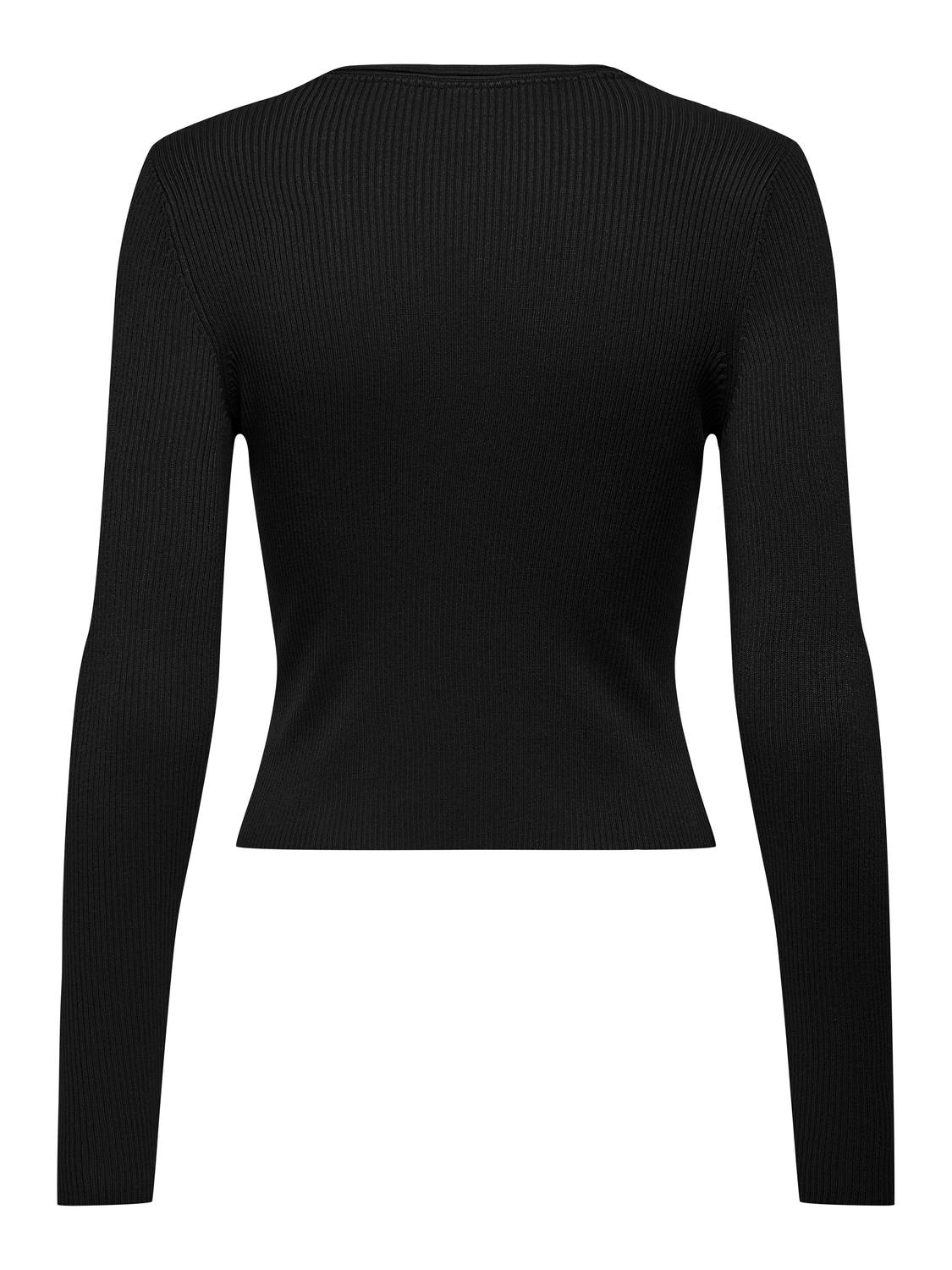 ONLY V-Ausschnitt-Pullover »ONLMEDDI LS PEEK A BOO V-NECK CC KNT«