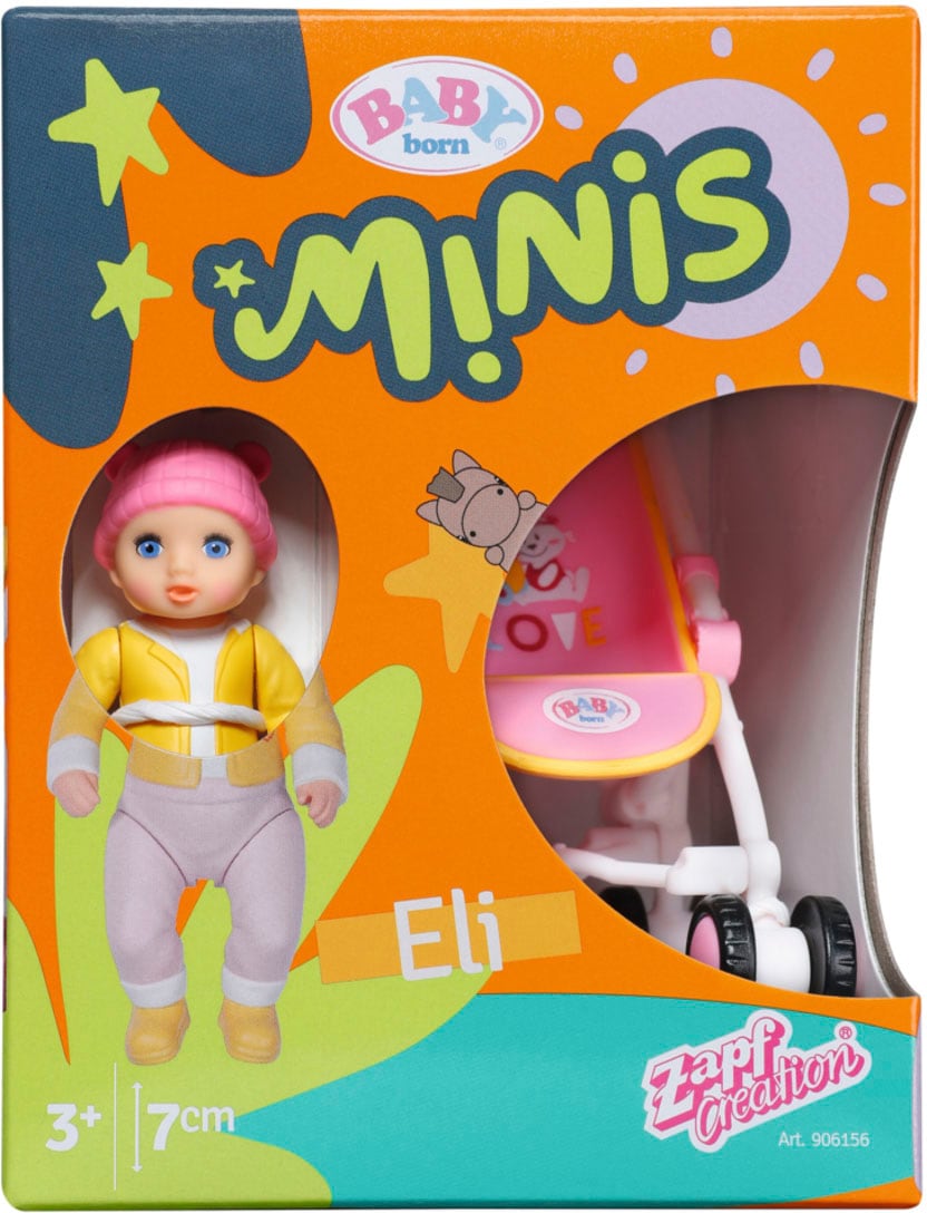 11. Bild von Baby Born Minipuppe »Baby born® Minis Spielset Buggy«, inklusive Baby born® Mini Puppe