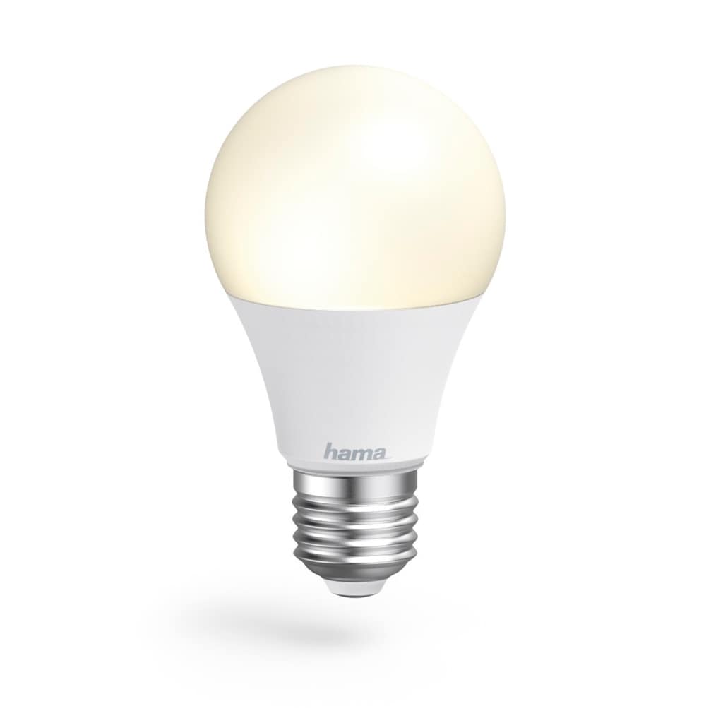 Hama LED-Leuchtmittel »Smarte LED-Leuchte 3St., E27, 8,5W, RGBW, Smart Home Lampen WLAN, WiFi«, E27, Farbwechsler-Neutralweiß-Tageslichtweiß-Warmweiß-Kaltweiß