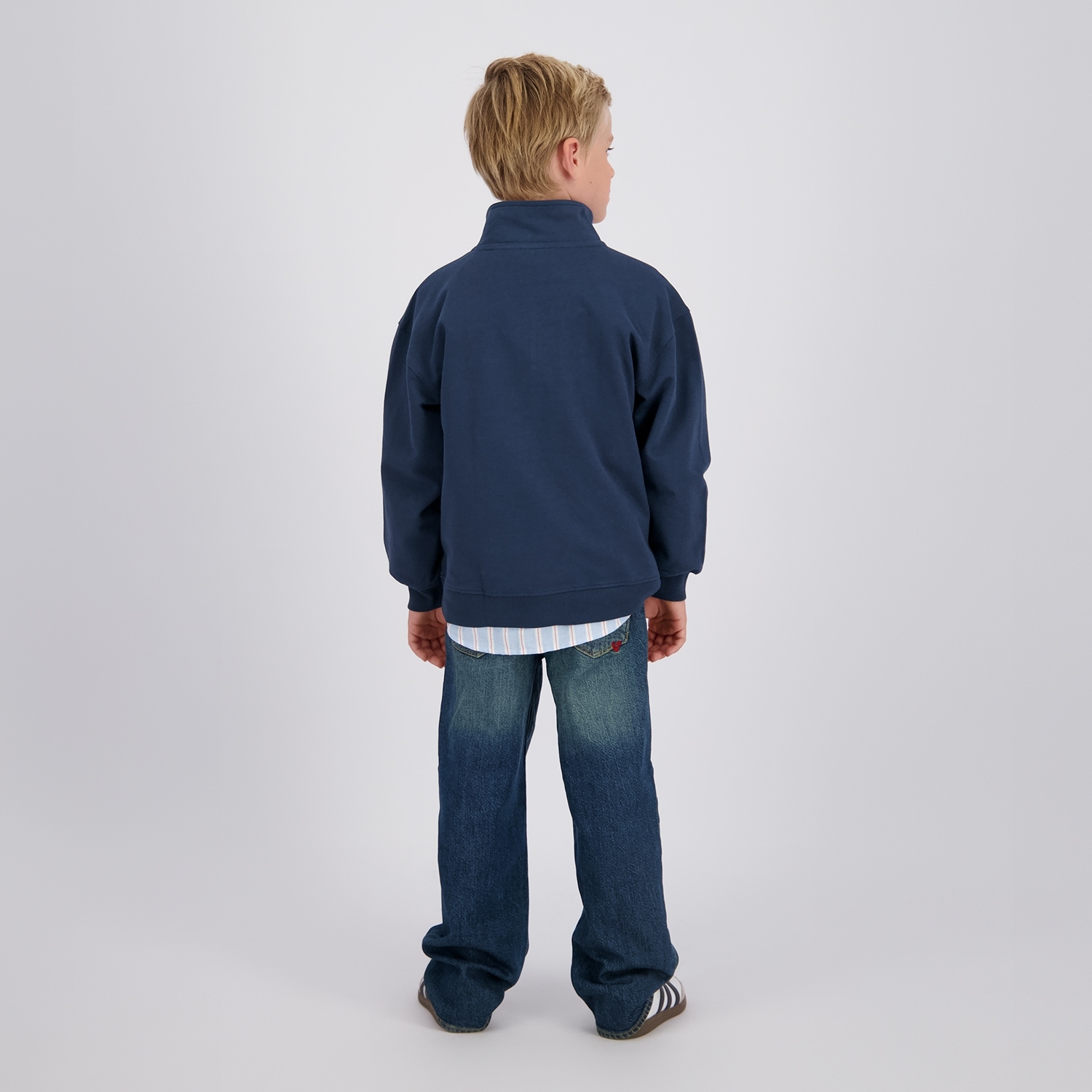 Vingino Sweater , mit Troyer-Kragen und Stickerei, für Boys
