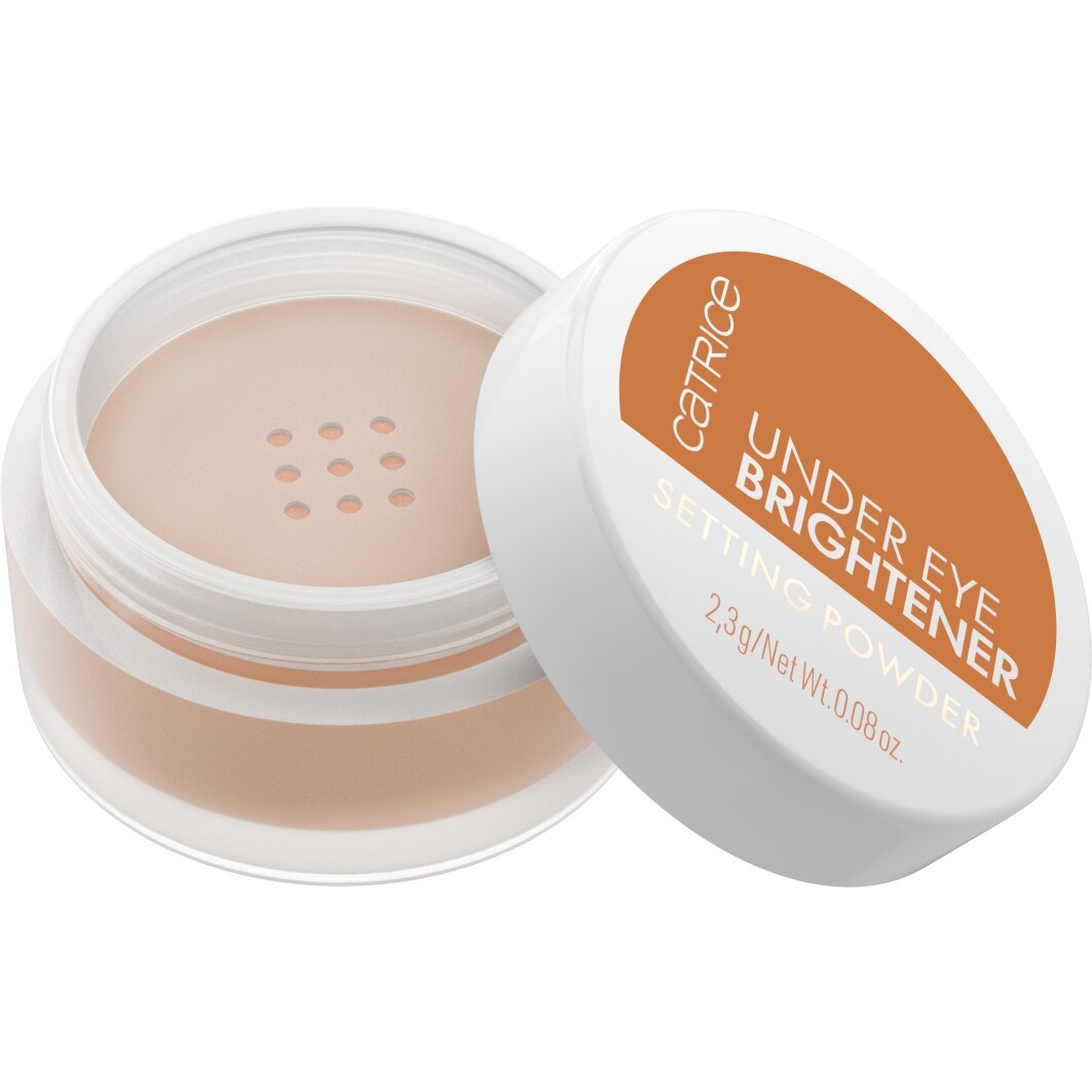 Catrice Puder »Under Eye Brightener Setting Powder«, (Set, 3 tlg.), Loses Puder, frisches und strahlendes Finish, pflegt die Haut.