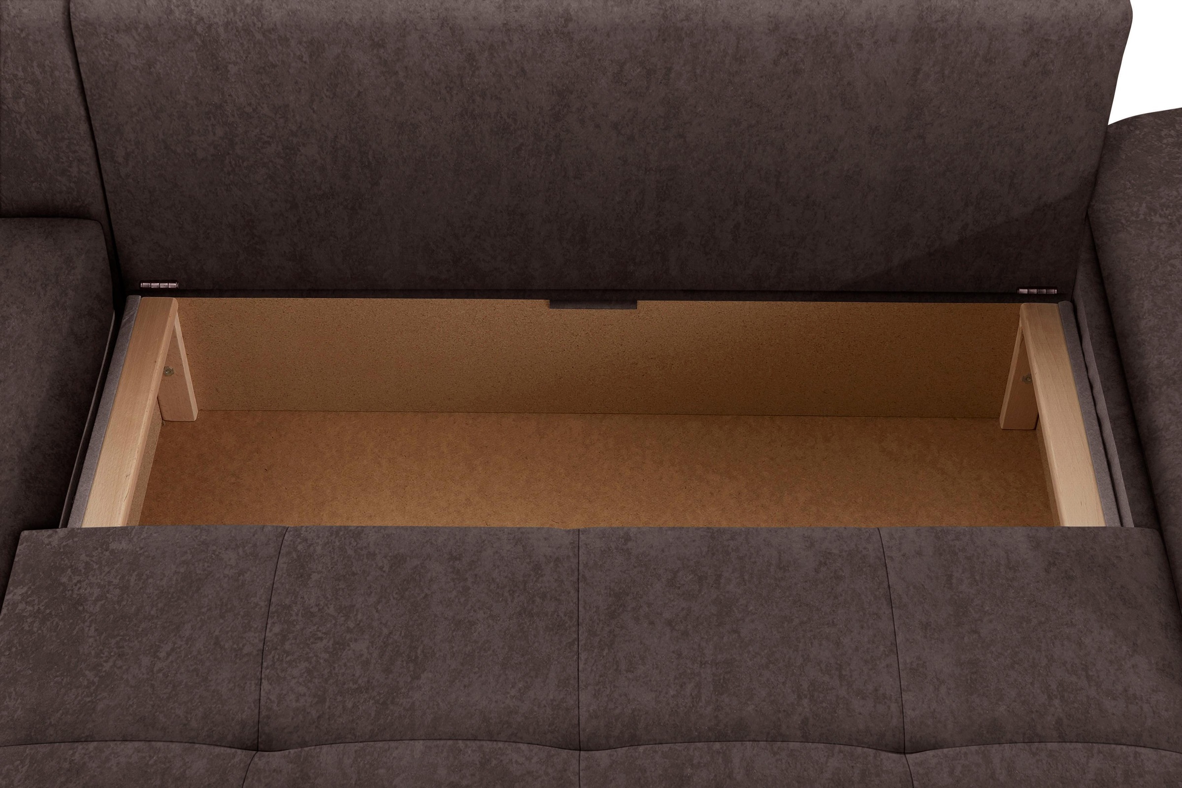 sit&more Ecksofa Labene, wahlweise mit Bettfunktion und Bettkasten, inkl. Rückenkissen