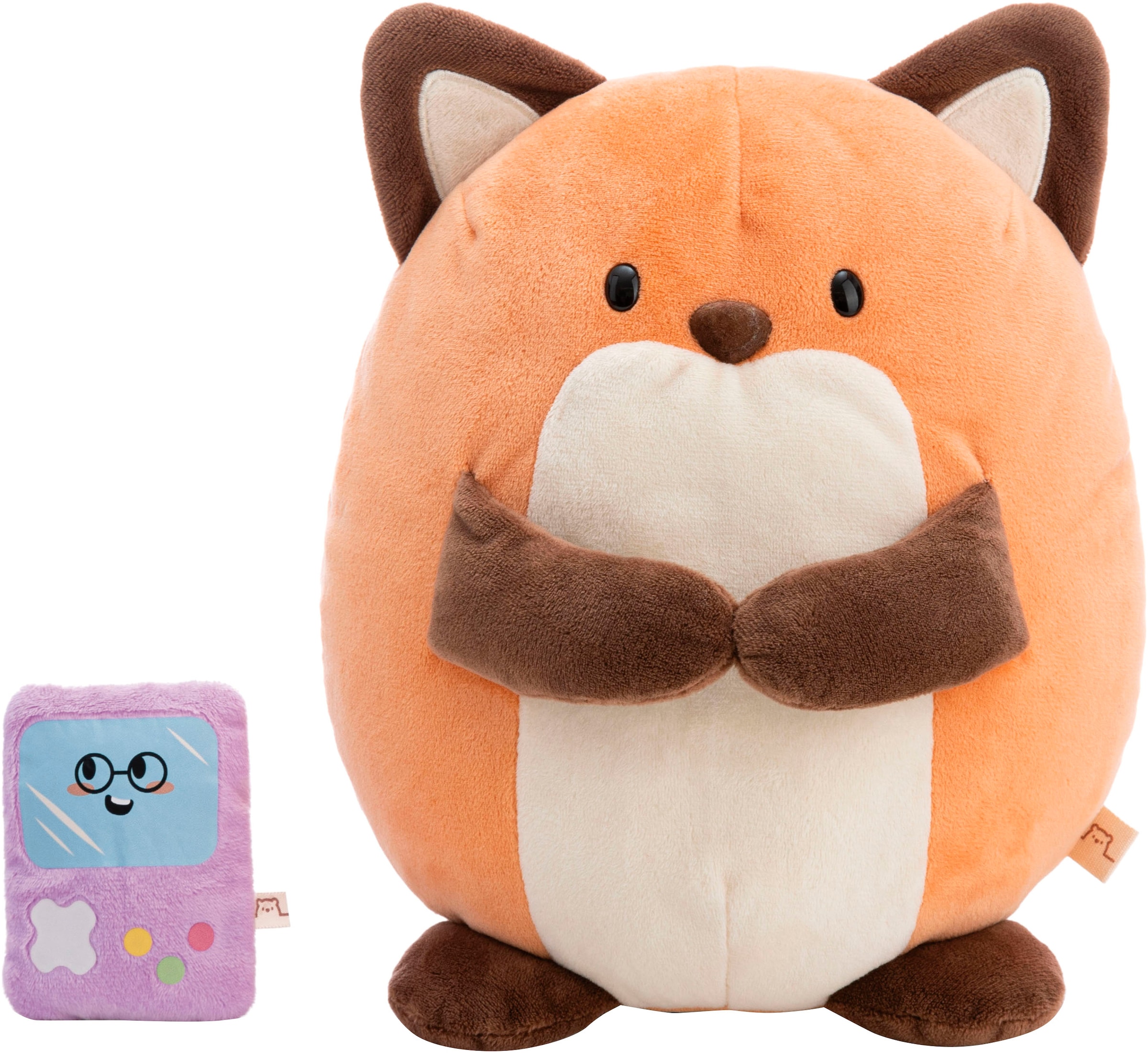 Nici Kuscheltier »mymochi, Fuchs Geeks 27 cm mit Video Spiel«