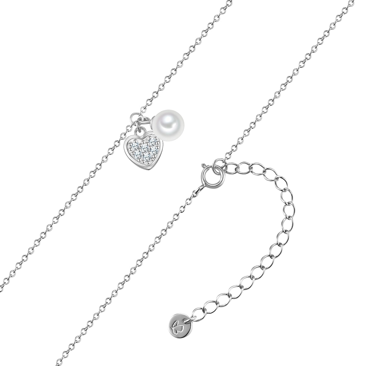 Glanzstücke München Kette mit Anhänger »GSM2202« aus Sterling Silber