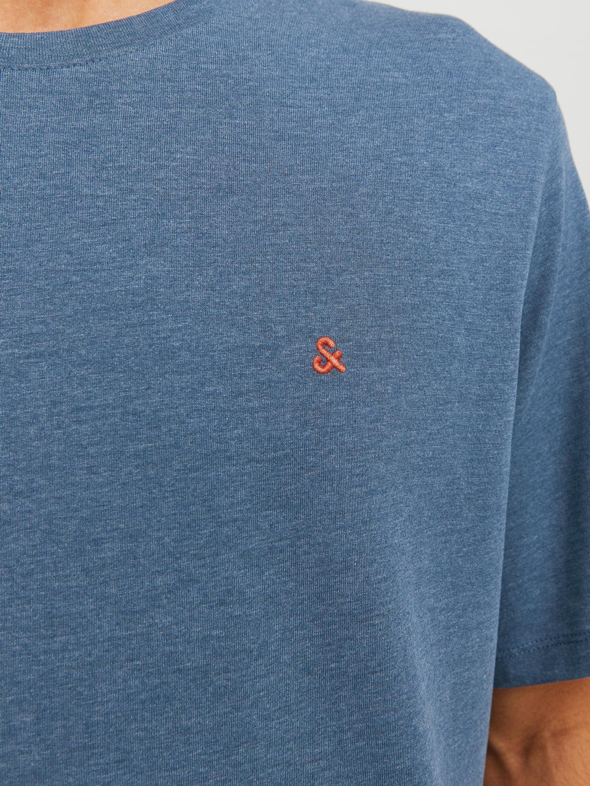 Jack & Jones Rundhalsshirt »JJEPAULOS TEE SS CREW NECK NOOS« Baumwollmischung, regular fit