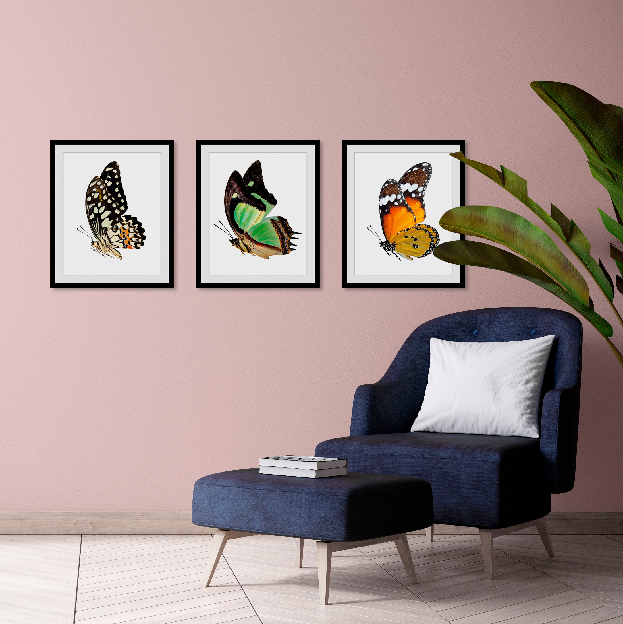 queence Bild »Charly«, Schmetterlinge-Kunst-Insekten-historische Ereignisse günstig online kaufen