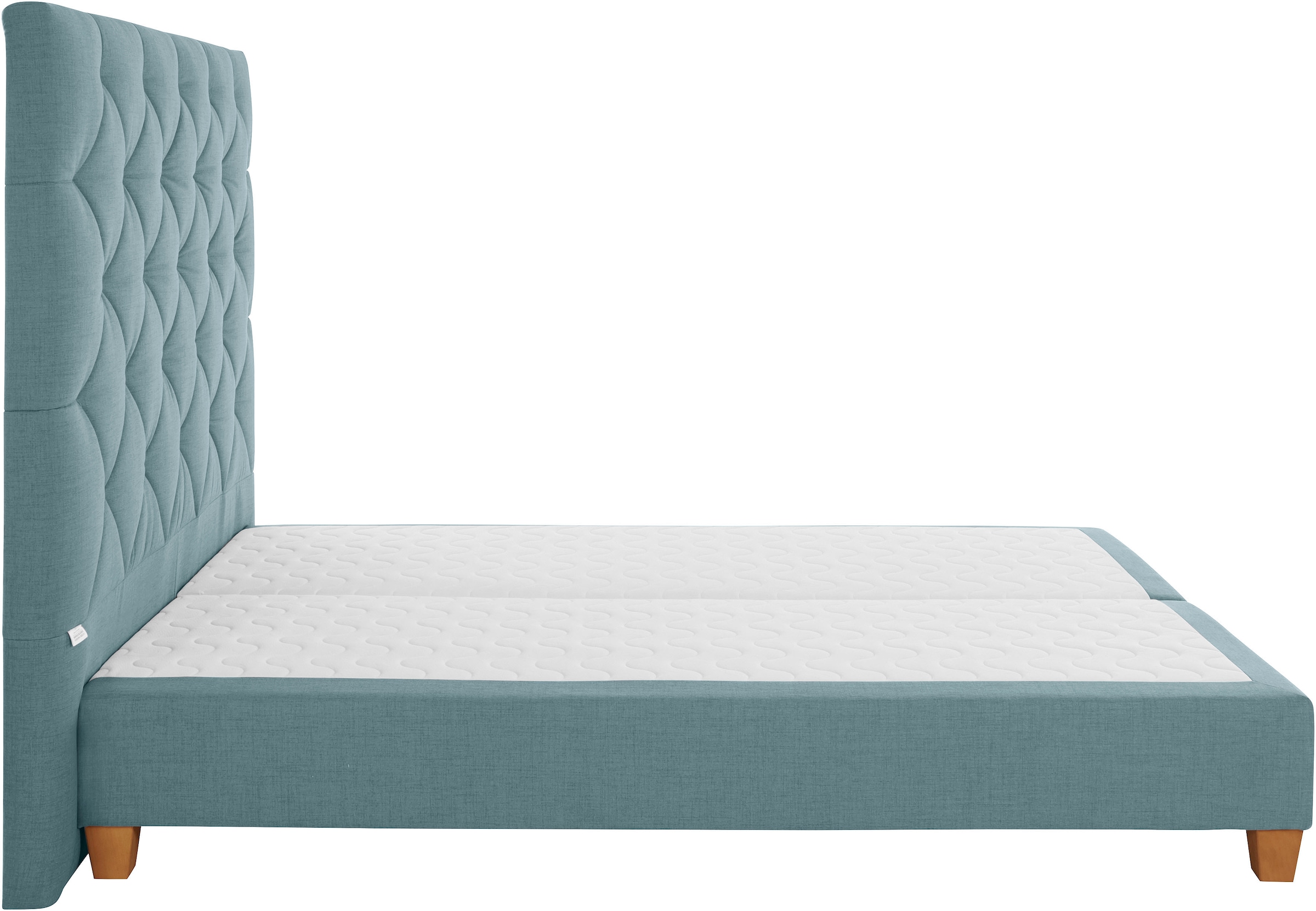 Guido Maria Kretschmer Home&Living Boxspringbett »Harmones hoch«, in 3 Breiten, Härtegrad auch im Mix mit je 1 Matratze in H2 und H3